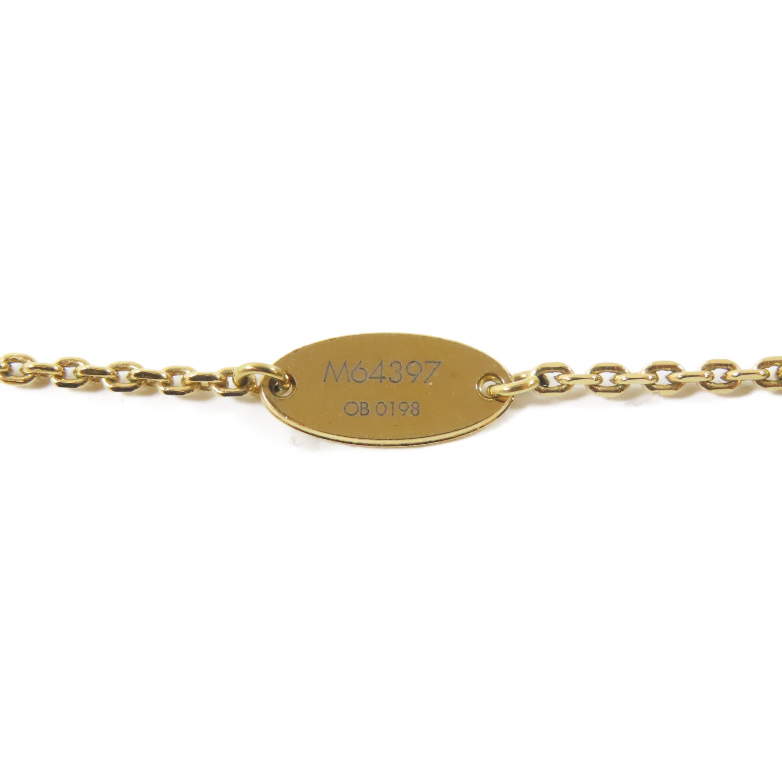 LOUIS VUITTON 金屬Collier Coeur Necklace項鍊#48cm