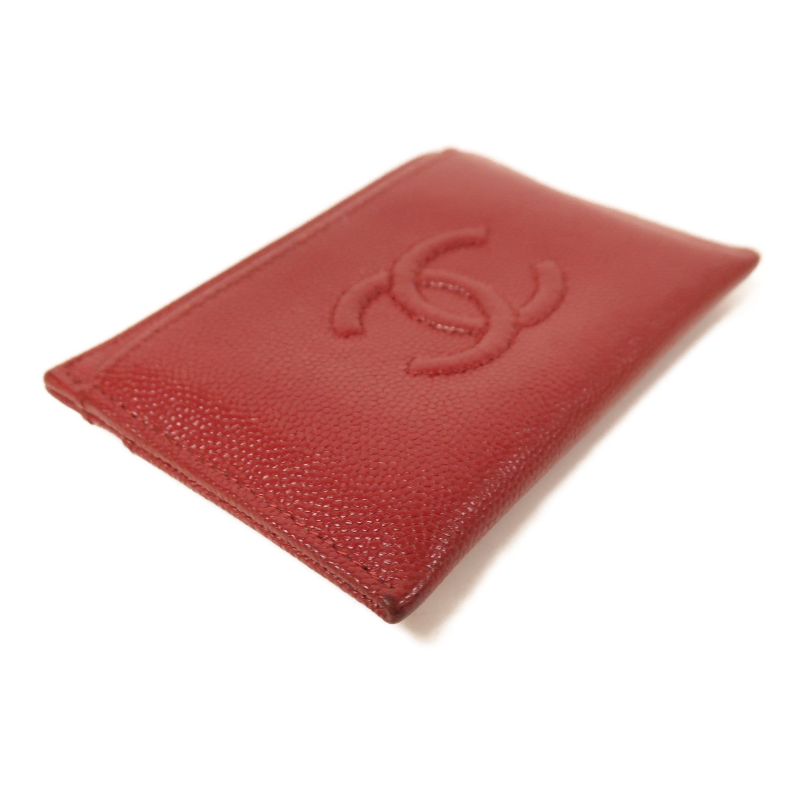 CHANEL 【激減優惠】牛皮皮革Card case卡片套