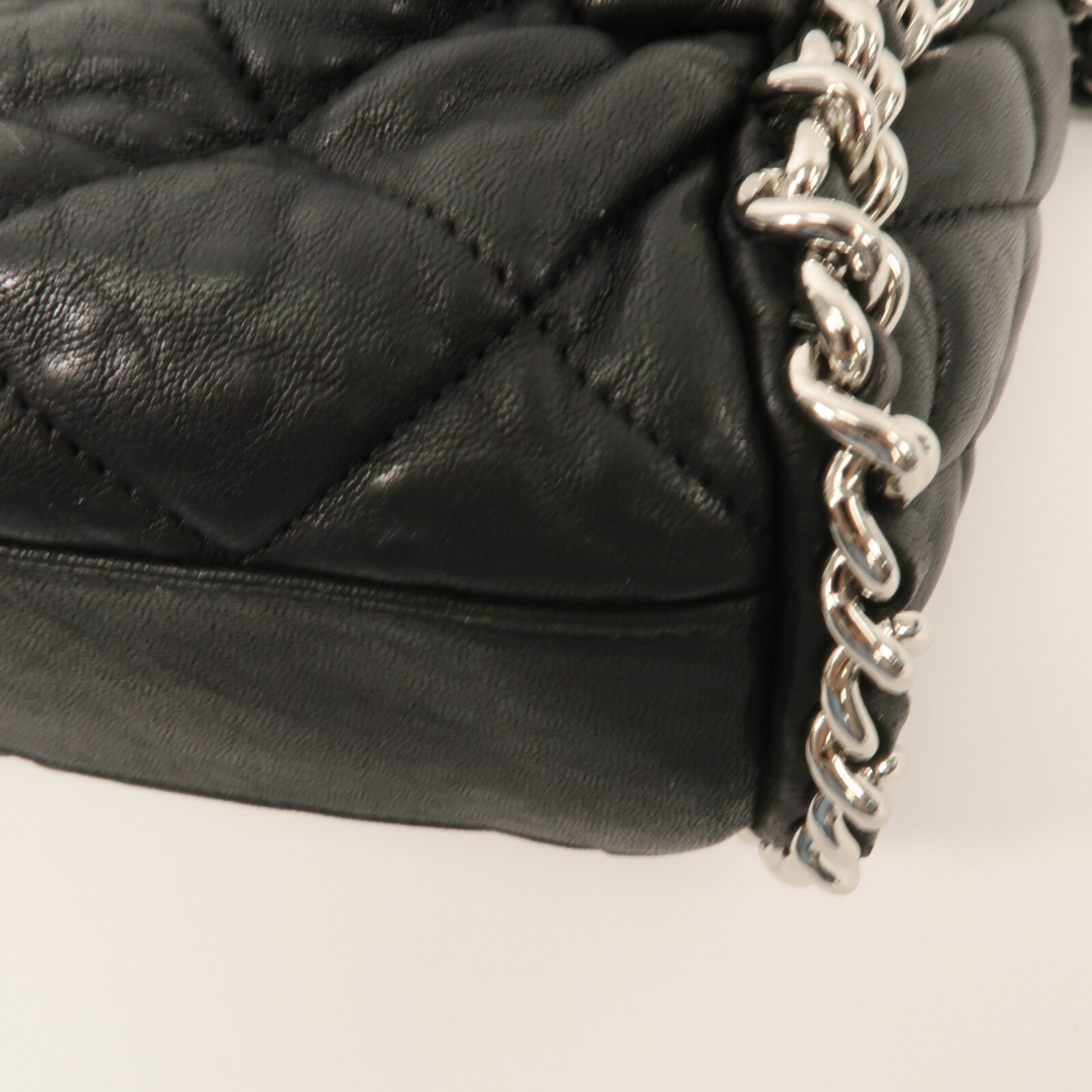 CHANEL 牛皮皮革Chain Shoulder鏈帶肩背袋