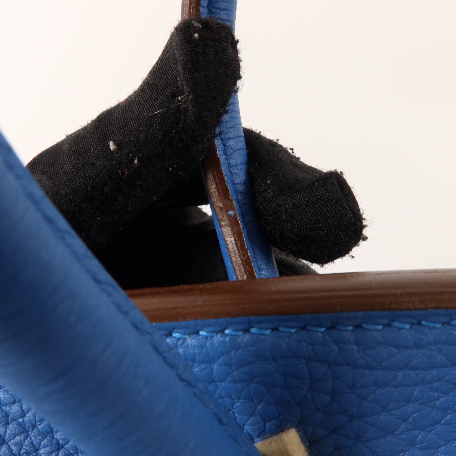 HERMES Togo皮革Birkin 30手挽袋Bleu Zanzibar