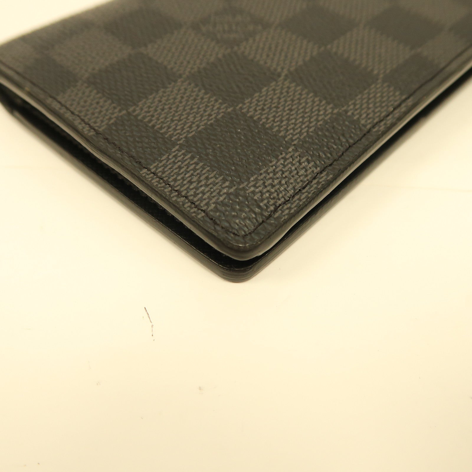 LOUIS VUITTON 【激減優惠】Damier Graphite Brazza Wallet長錢包黑色