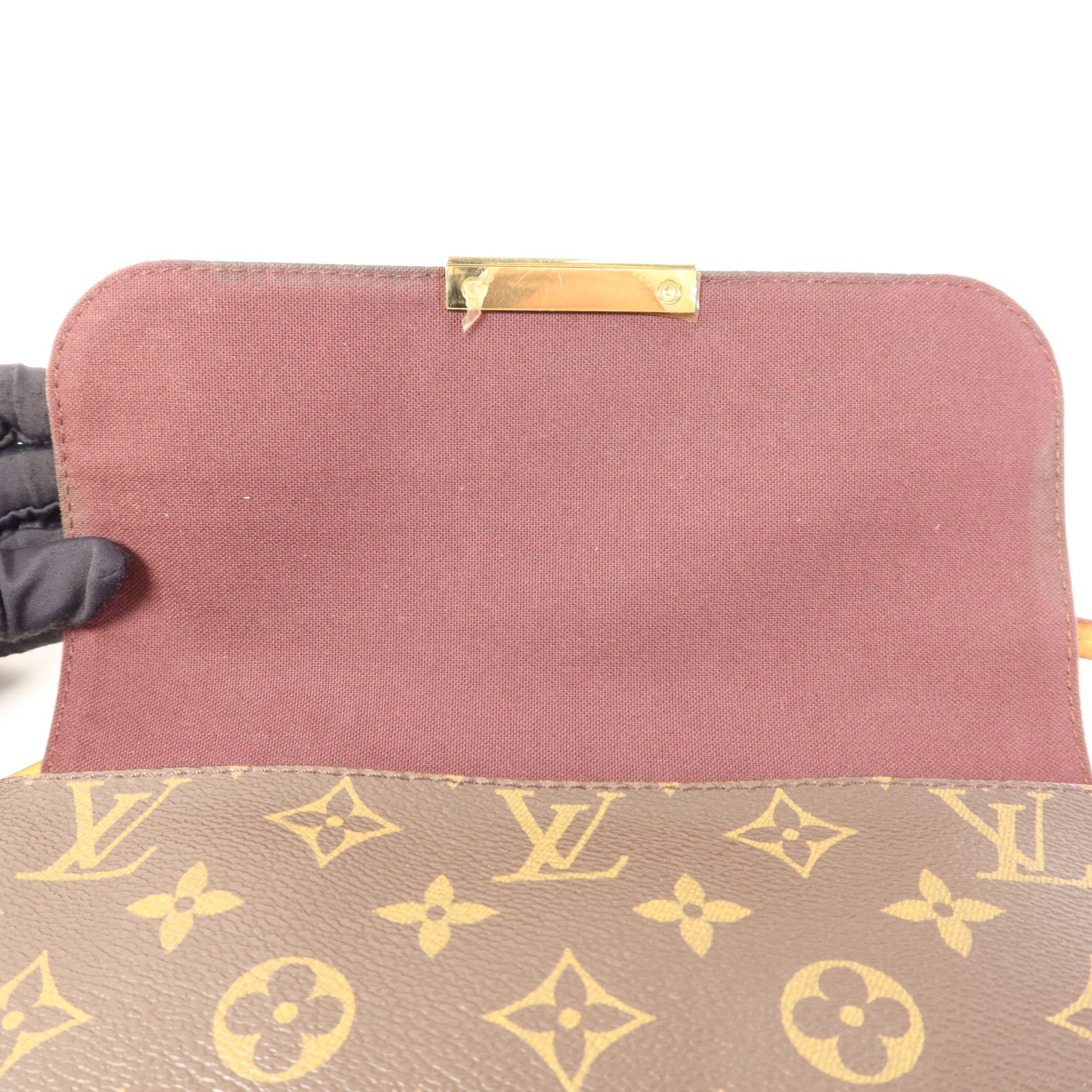 LOUIS VUITTON Monogram Favorite MM金扣手挽肩背兩用袋