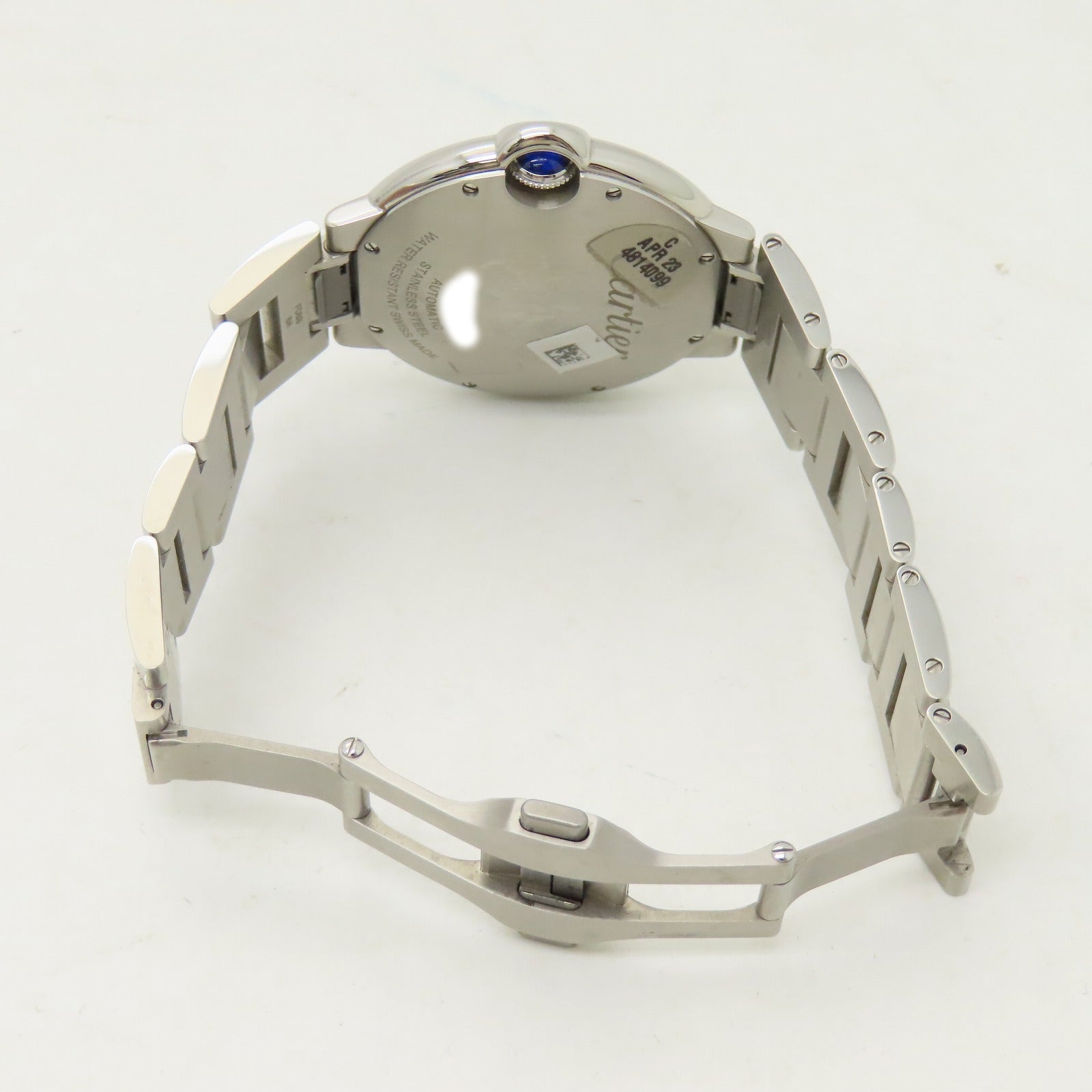 CARTIER 不鏽鋼Ballon Blue 40mm手錶#13.5cm