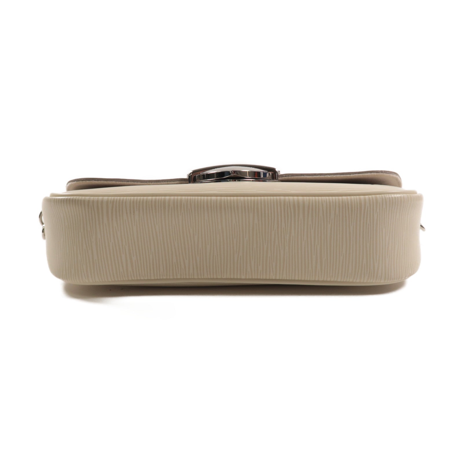 LOUIS VUITTON Epi Pochette Montaigne肩背袋白色