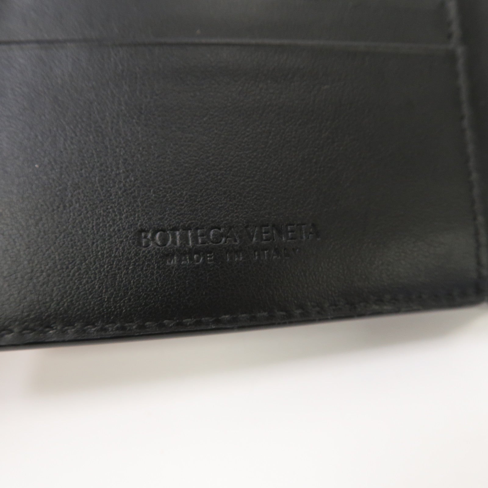 BOTTEGA VENETA 織紋皮革Wallet錢包黑色