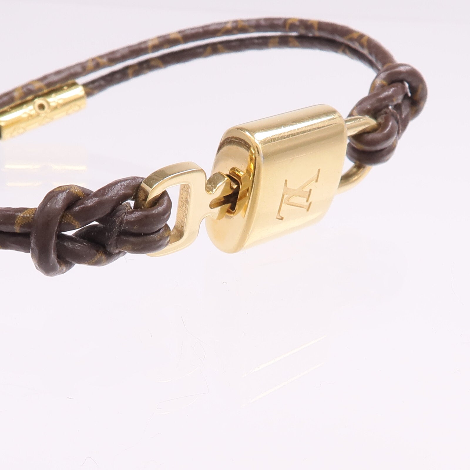 LOUIS VUITTON 金屬/Monogram Lock It Again Bracelet手鐲
