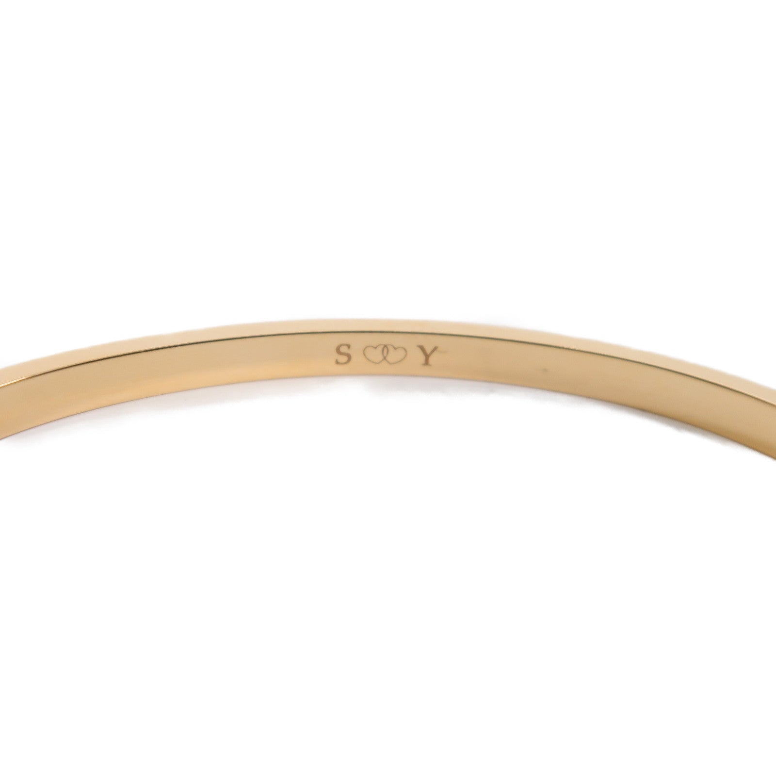 CARTIER 18K玫瑰金Love Bracelet手鐲玫瑰金色