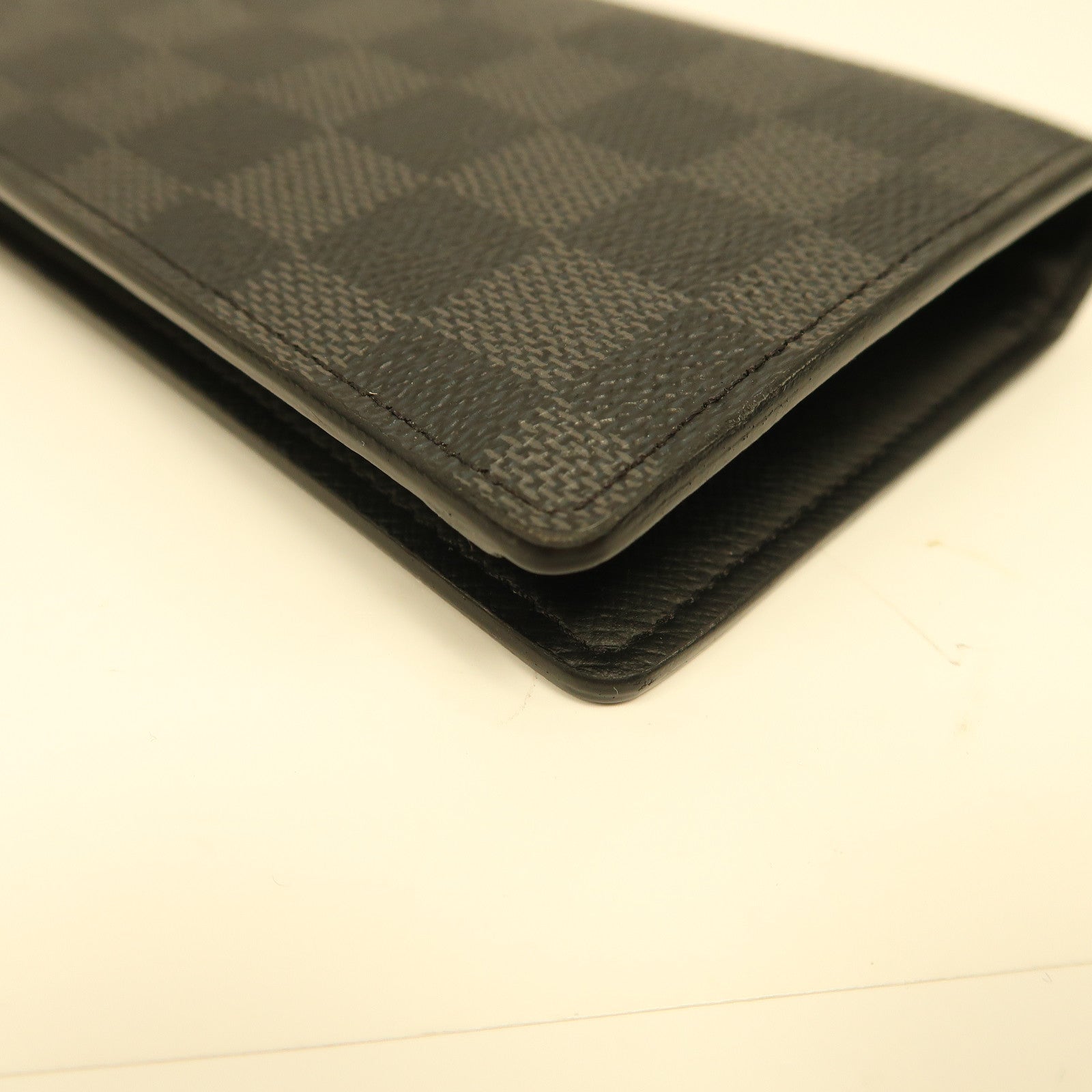 LOUIS VUITTON 【激減優惠】Damier Graphite Brazza Wallet長錢包黑色