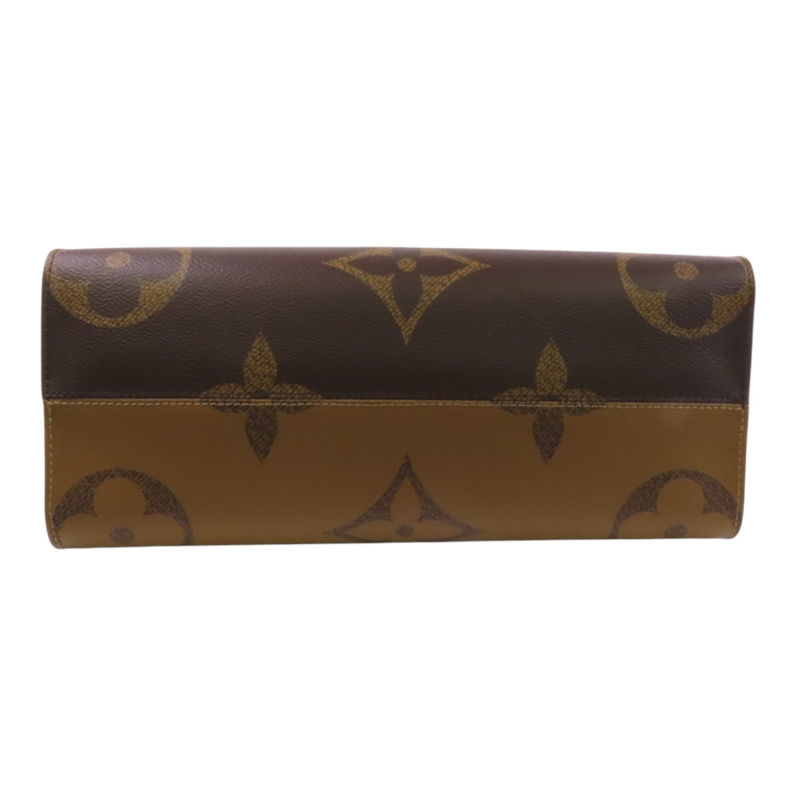 LOUIS VUITTON Monogram/Monogram Reverse On The Go MM金扣手挽肩背兩用袋