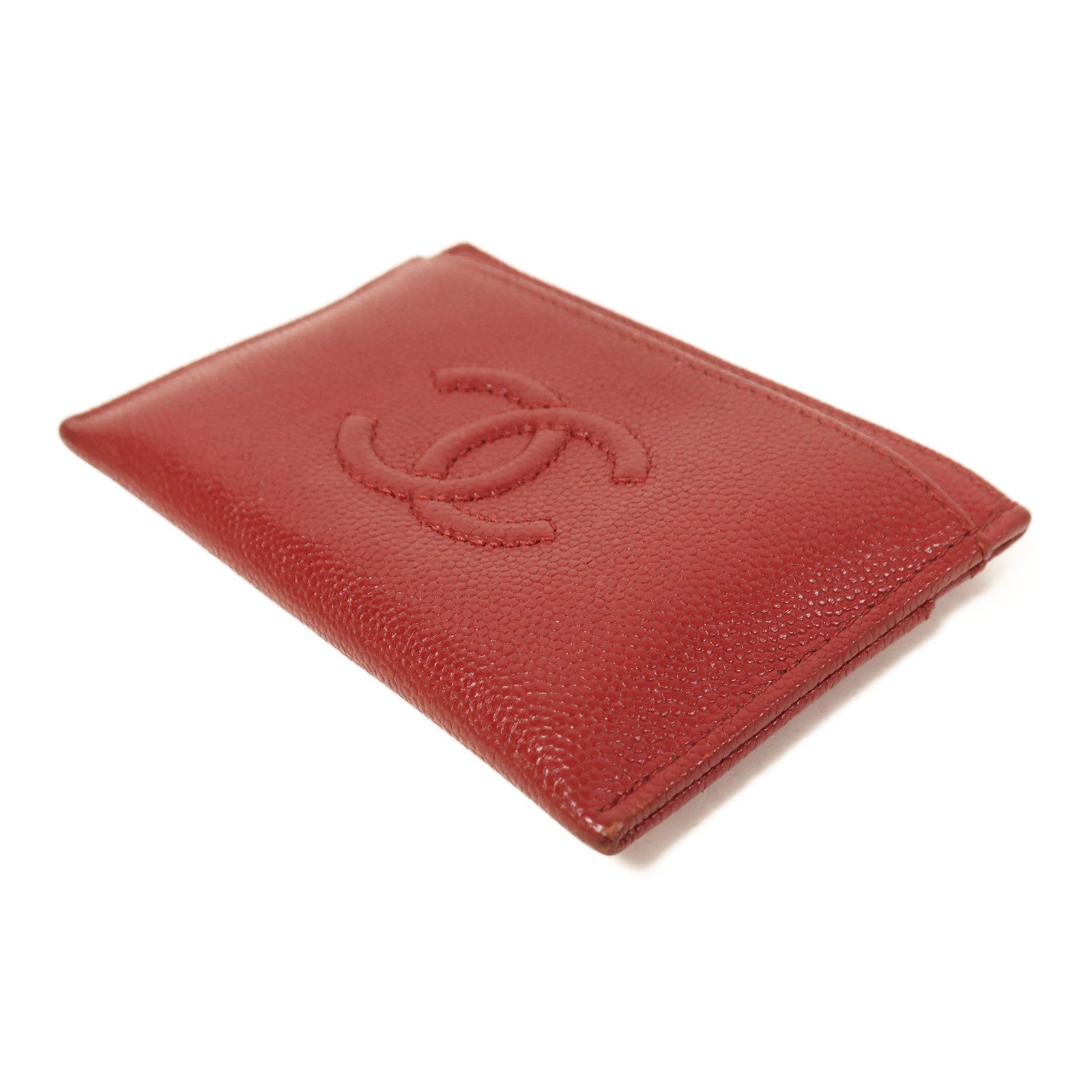 CHANEL 【激減優惠】牛皮皮革Card case卡片套