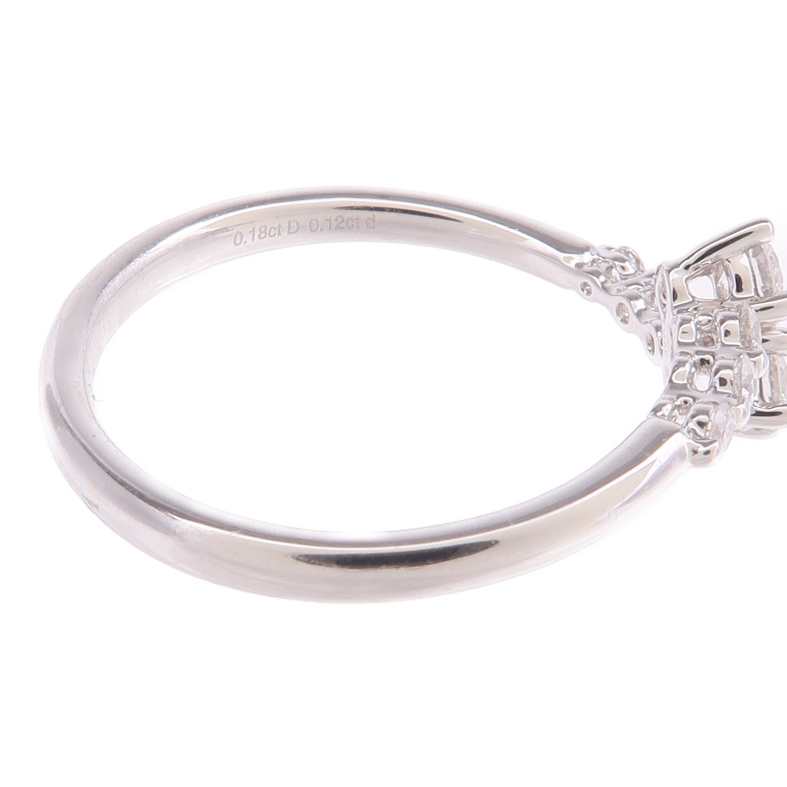 JEWELRY 18K白金Diamond Ring戒指US#6.75