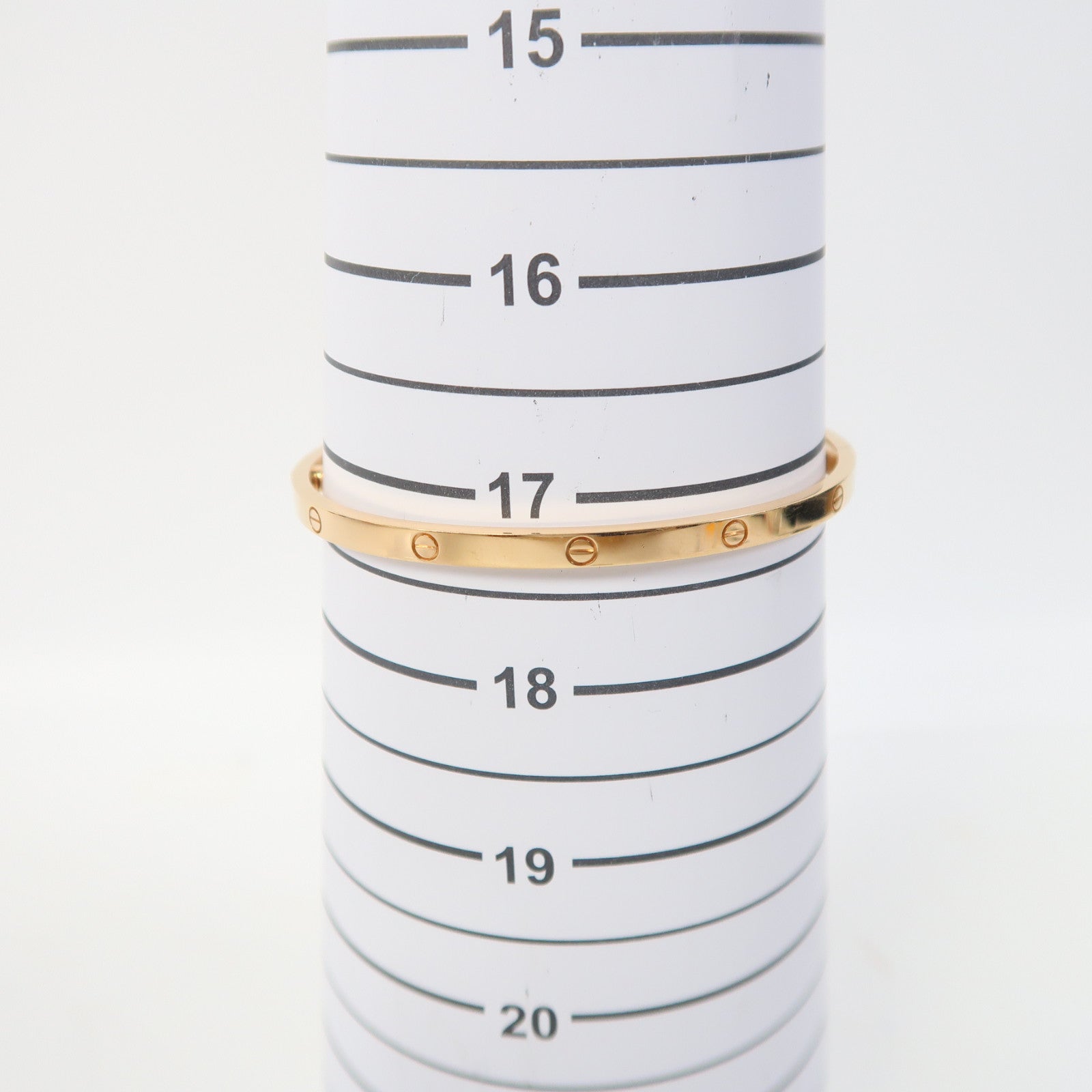 CARTIER 18K玫瑰金Love Bracelet手鐲玫瑰金色