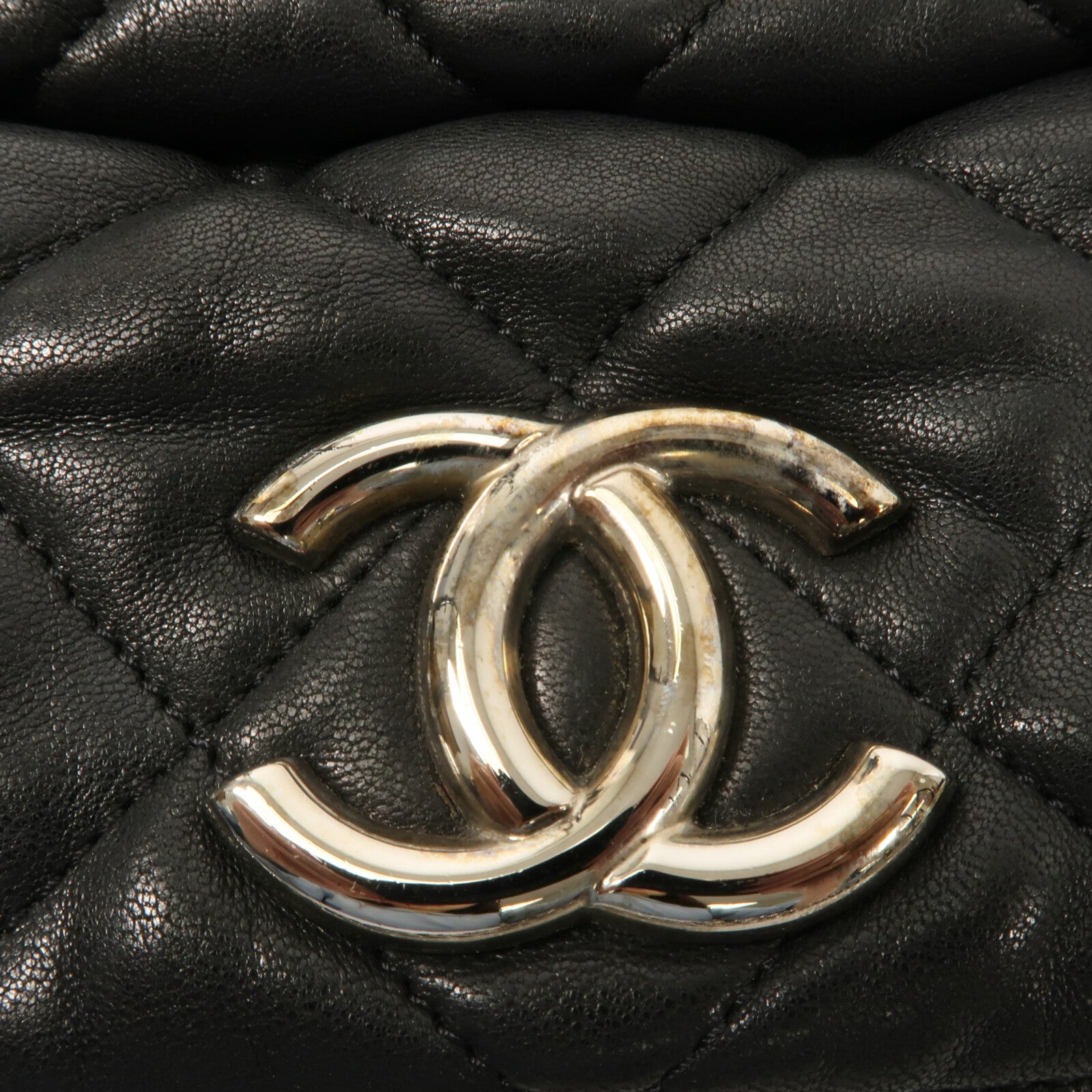 CHANEL 牛皮皮革Chain Shoulder鏈帶肩背袋