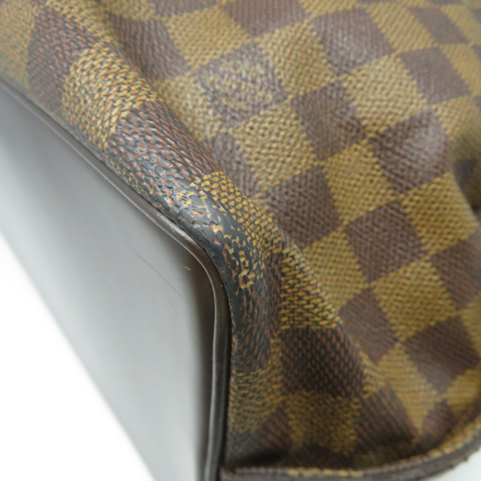 LOUIS VUITTON **【激減優惠】Damier Ebene Chelsea金扣肩背袋啡色