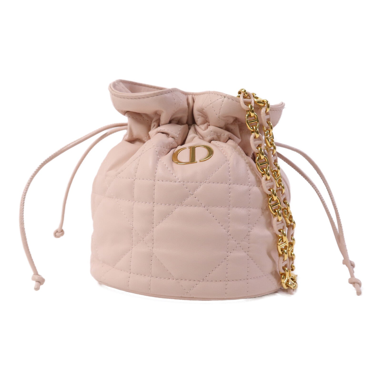 Dior 【激減優惠】羊皮皮革Miss Caro金扣肩背袋
