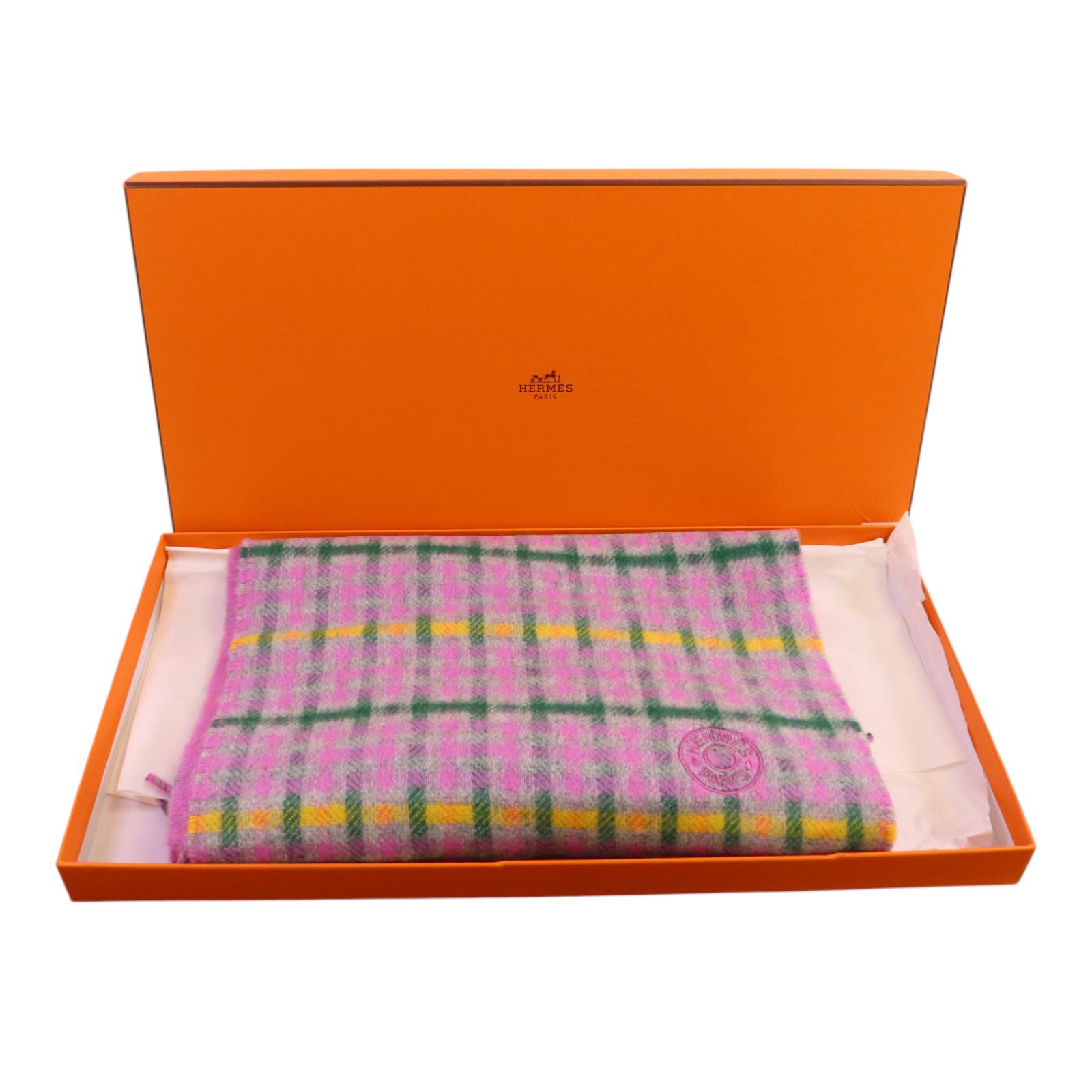 HERMES 羊絨Scarf圍巾