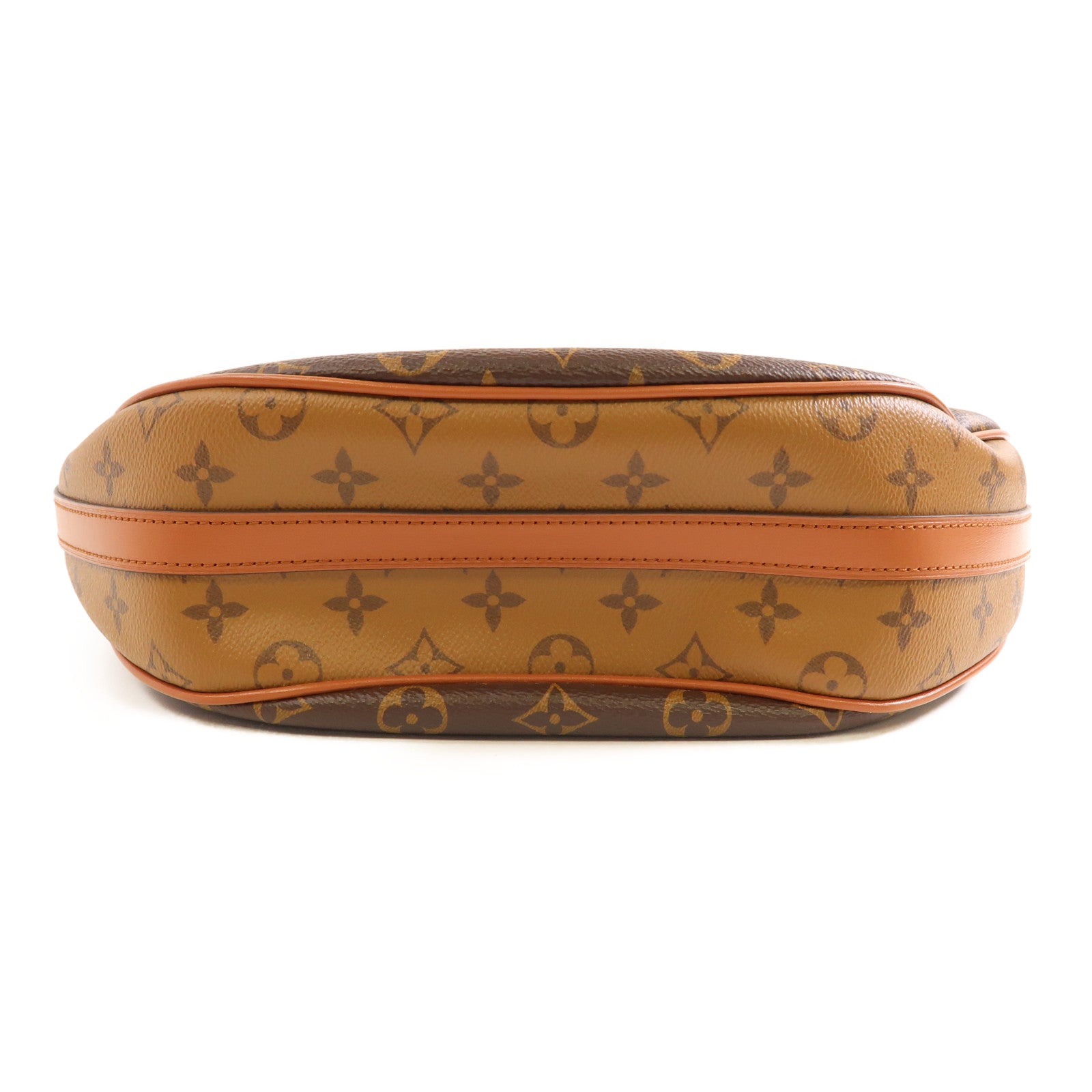 LOUIS VUITTON Monogram Reverse Loop Hobo金扣手挽肩背兩用袋