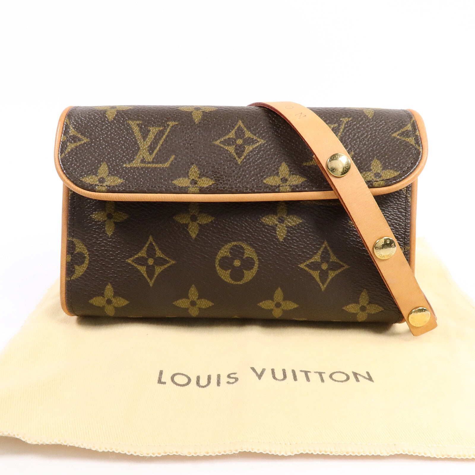LOUIS VUITTON Monogram Pochette Florentine腰包