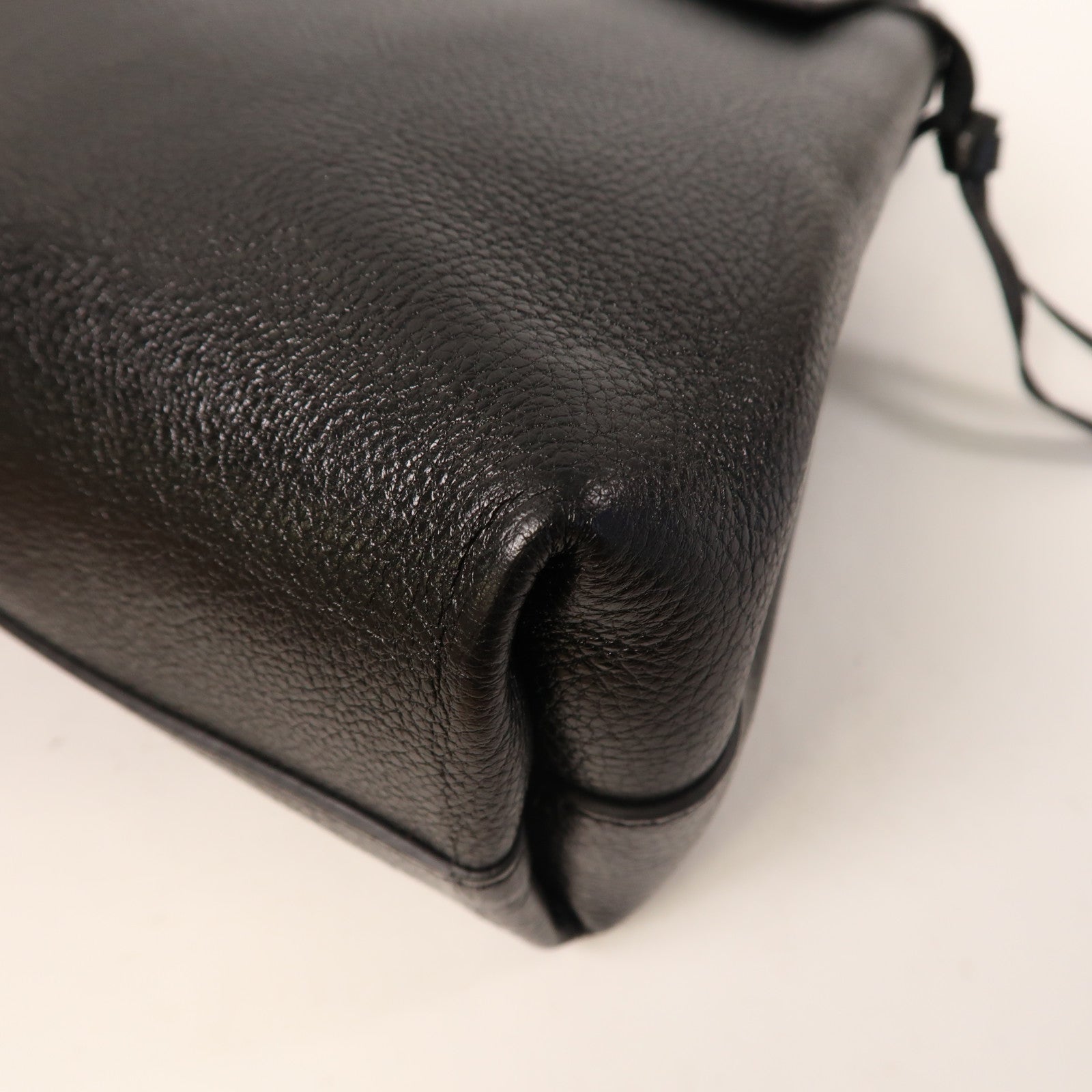 Valentino 牛皮皮革2way Shoulder Bag金扣手挽肩背兩用袋黑色