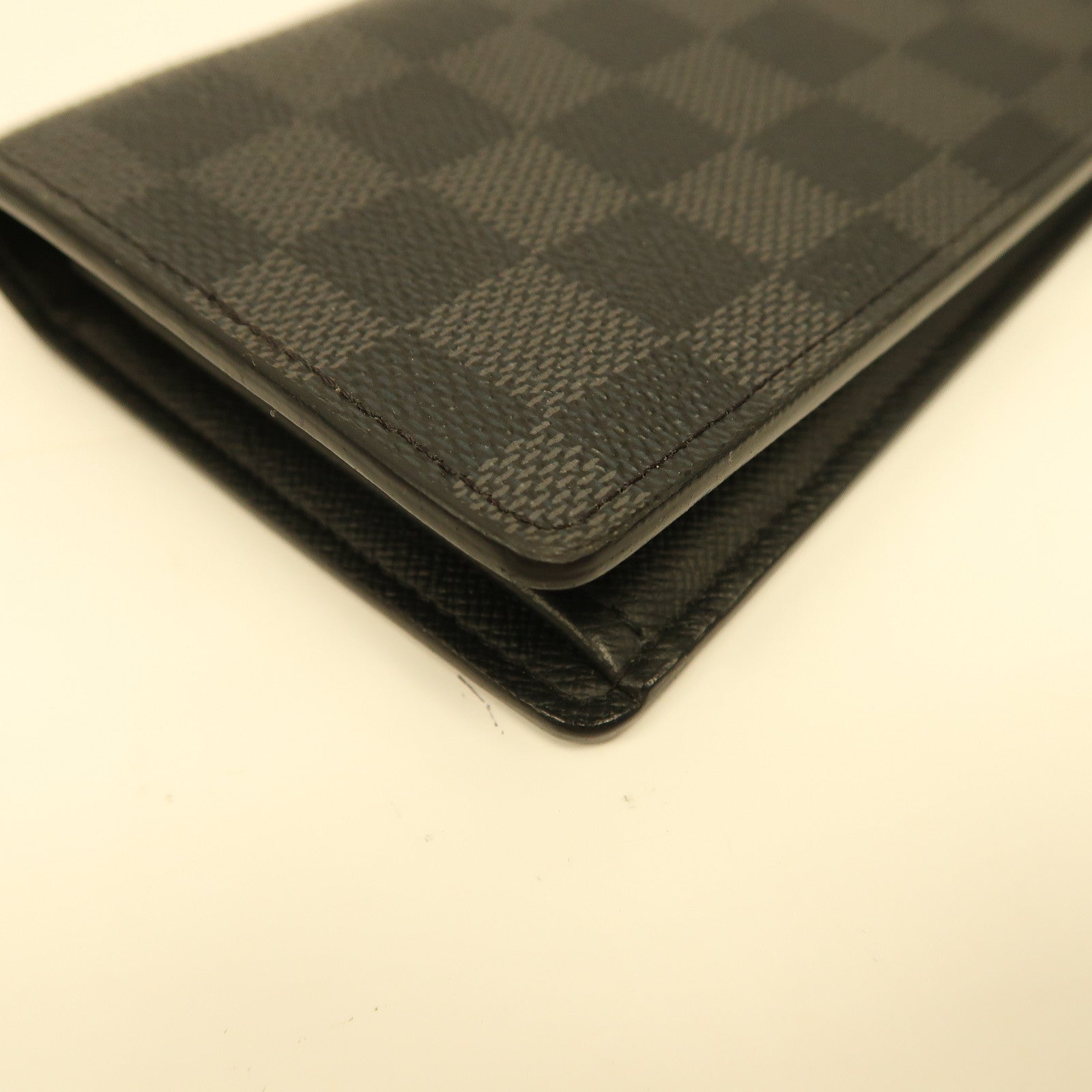 LOUIS VUITTON 【激減優惠】Damier Graphite Brazza Wallet長錢包黑色