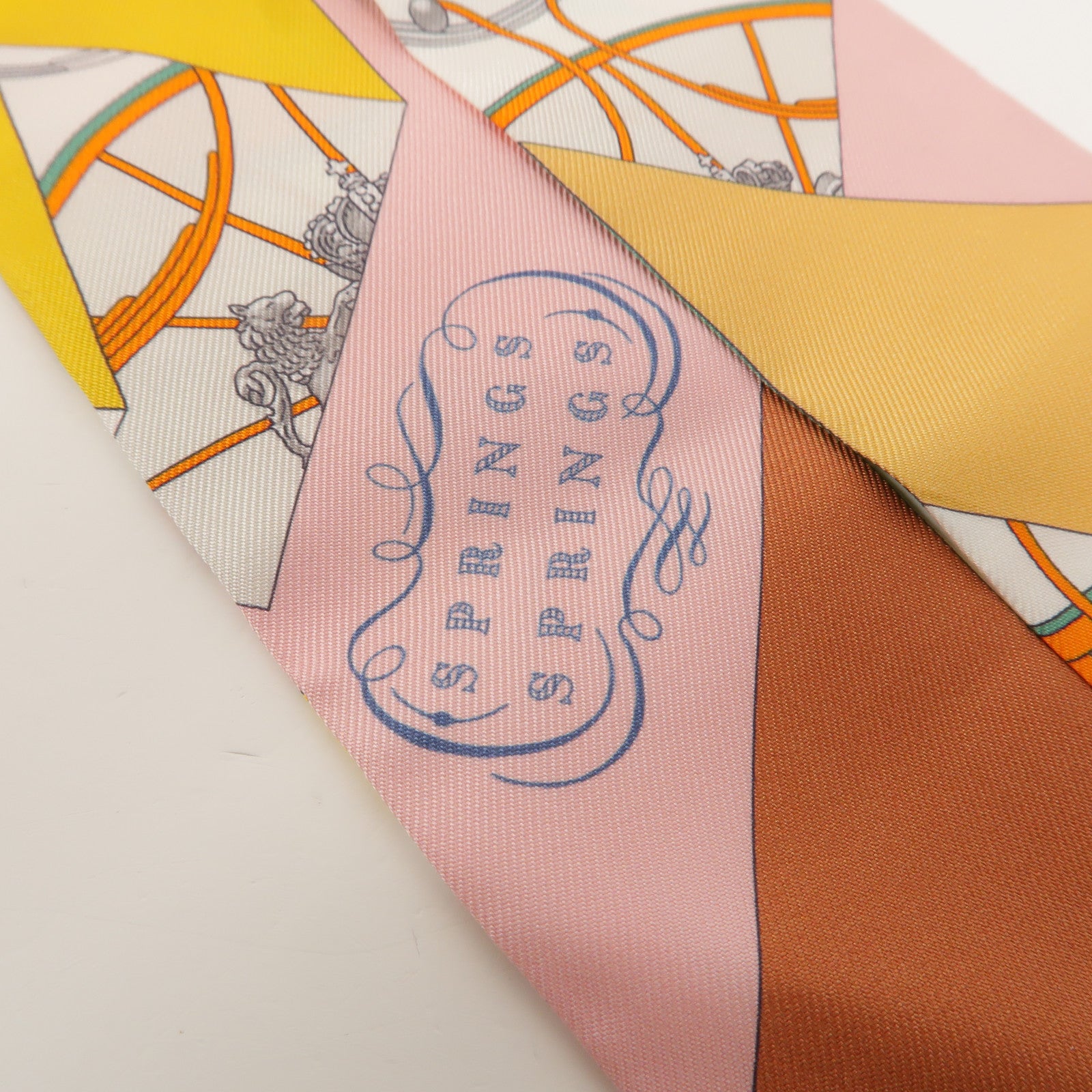 HERMES 絲質Twilly絲巾