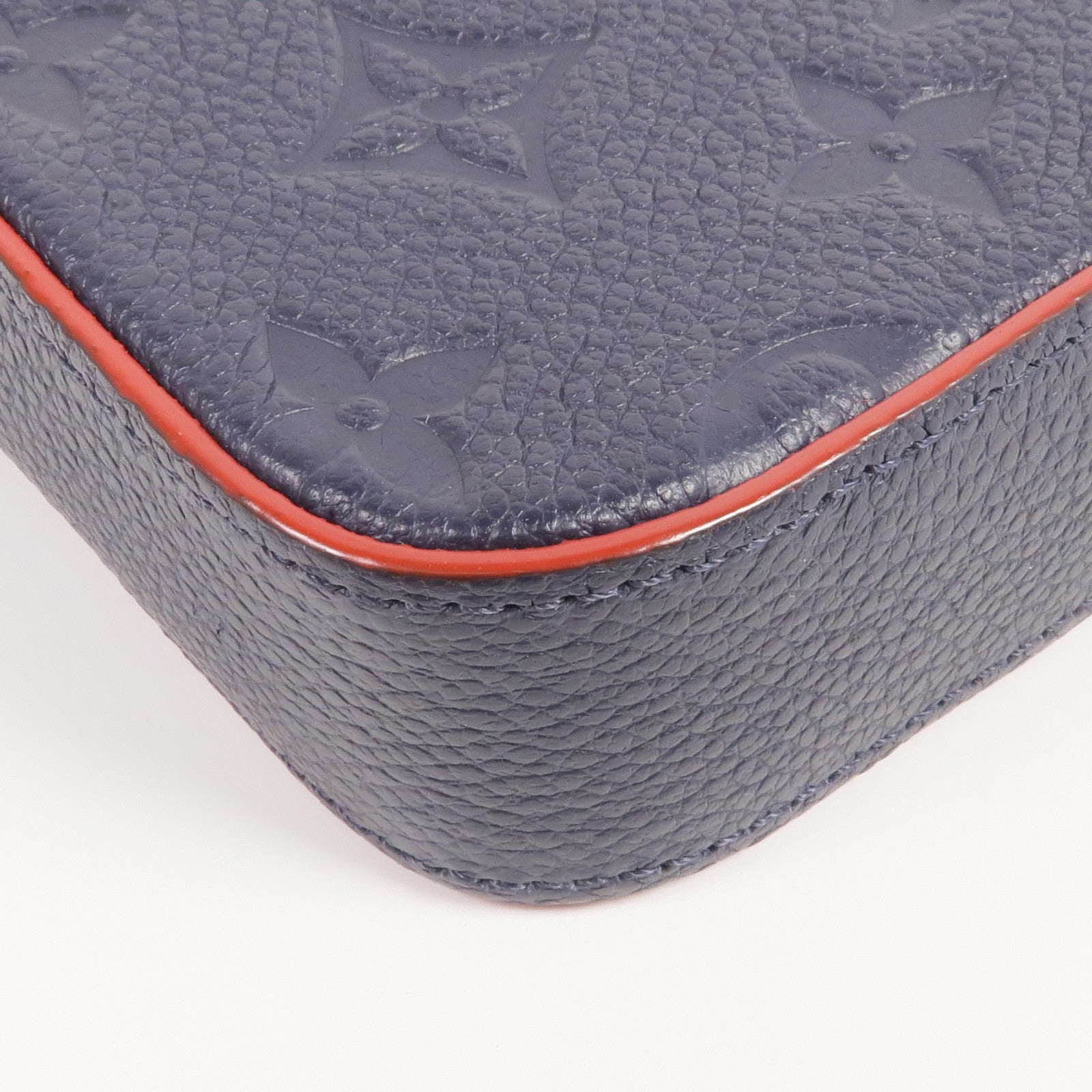 LOUIS VUITTON Monogram Empreinte Felicie Pochette金扣鏈帶肩背袋