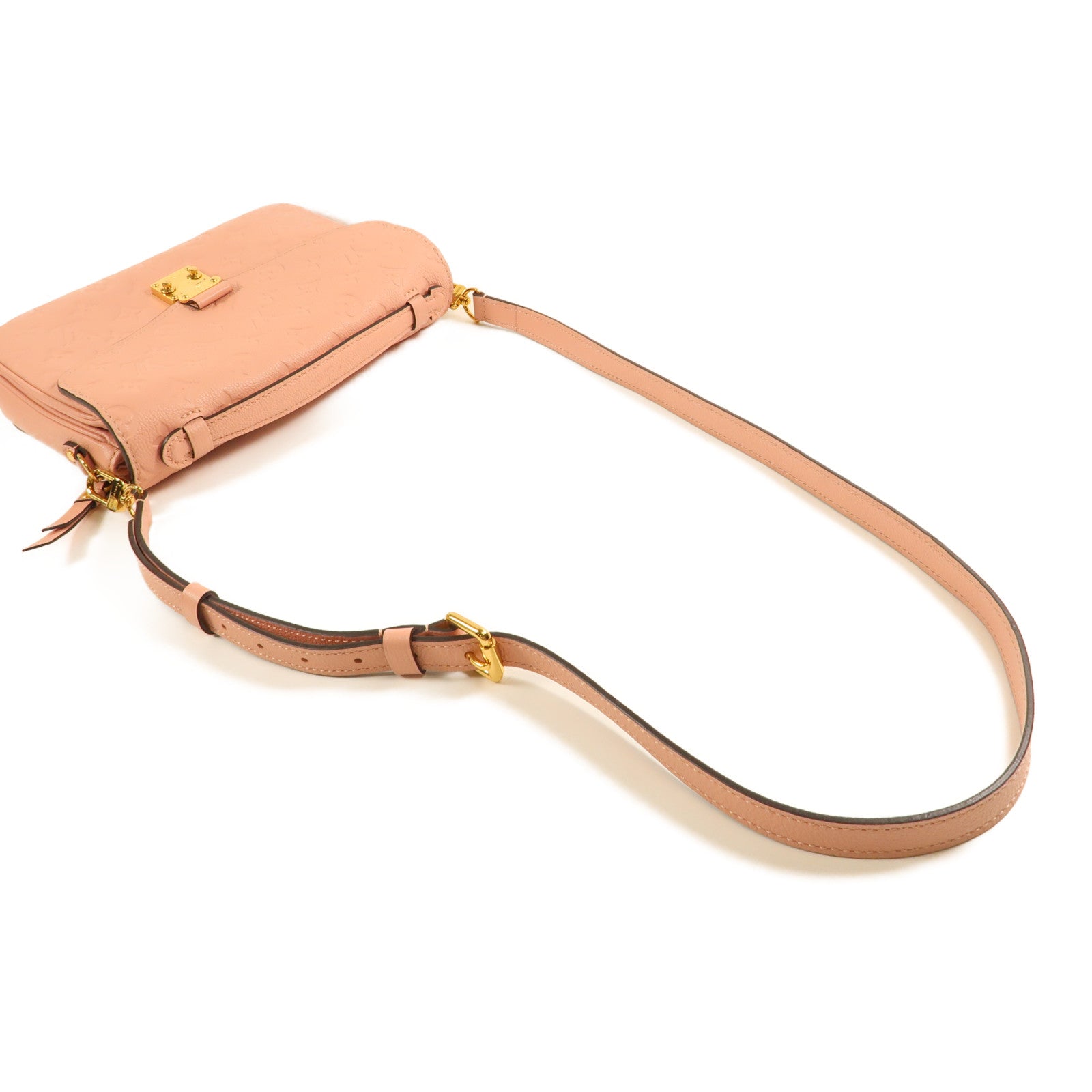 LOUIS VUITTON Monogram Empreinte Pochette Metis金扣手挽肩背兩用袋