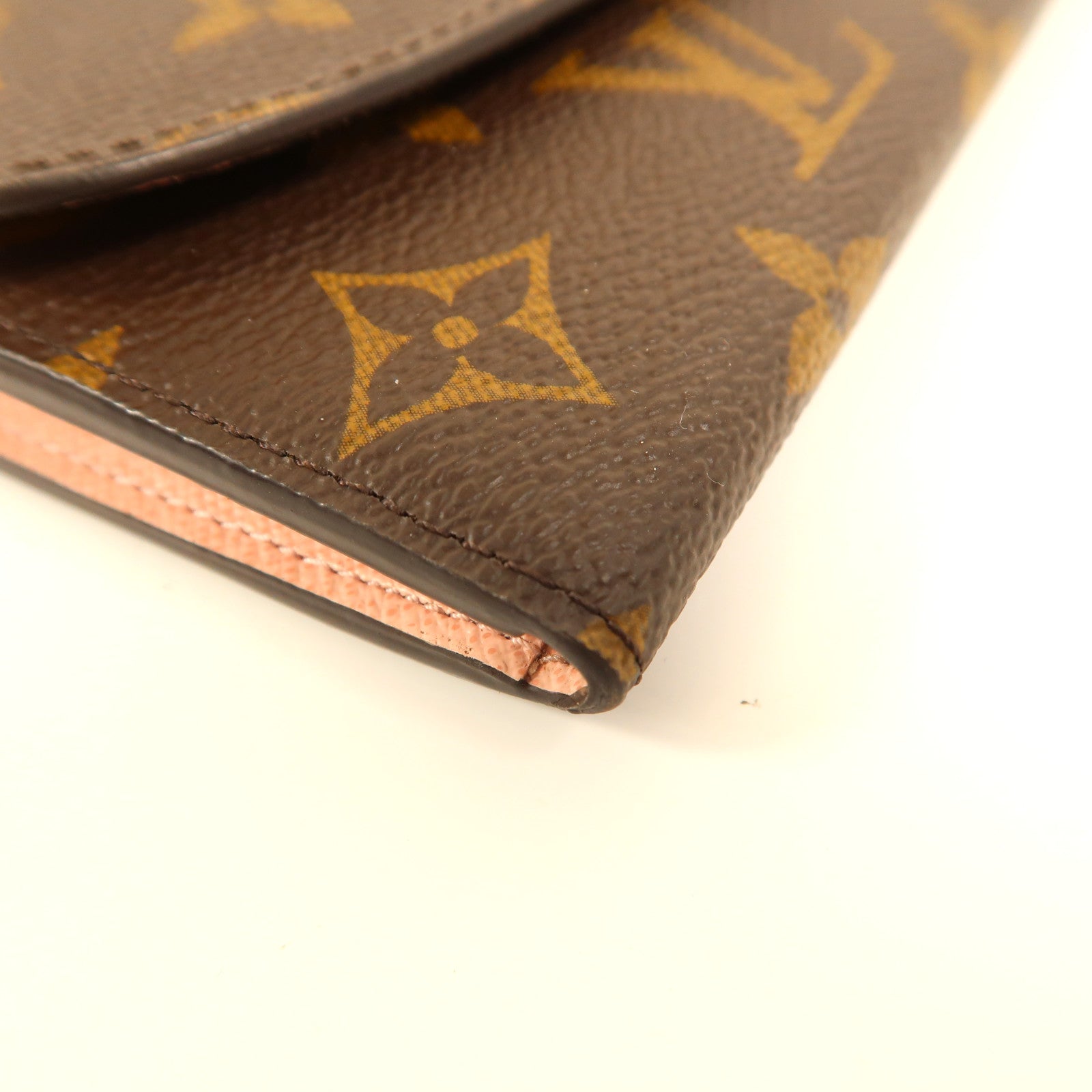 LOUIS VUITTON Monogram Emilie金扣長錢包