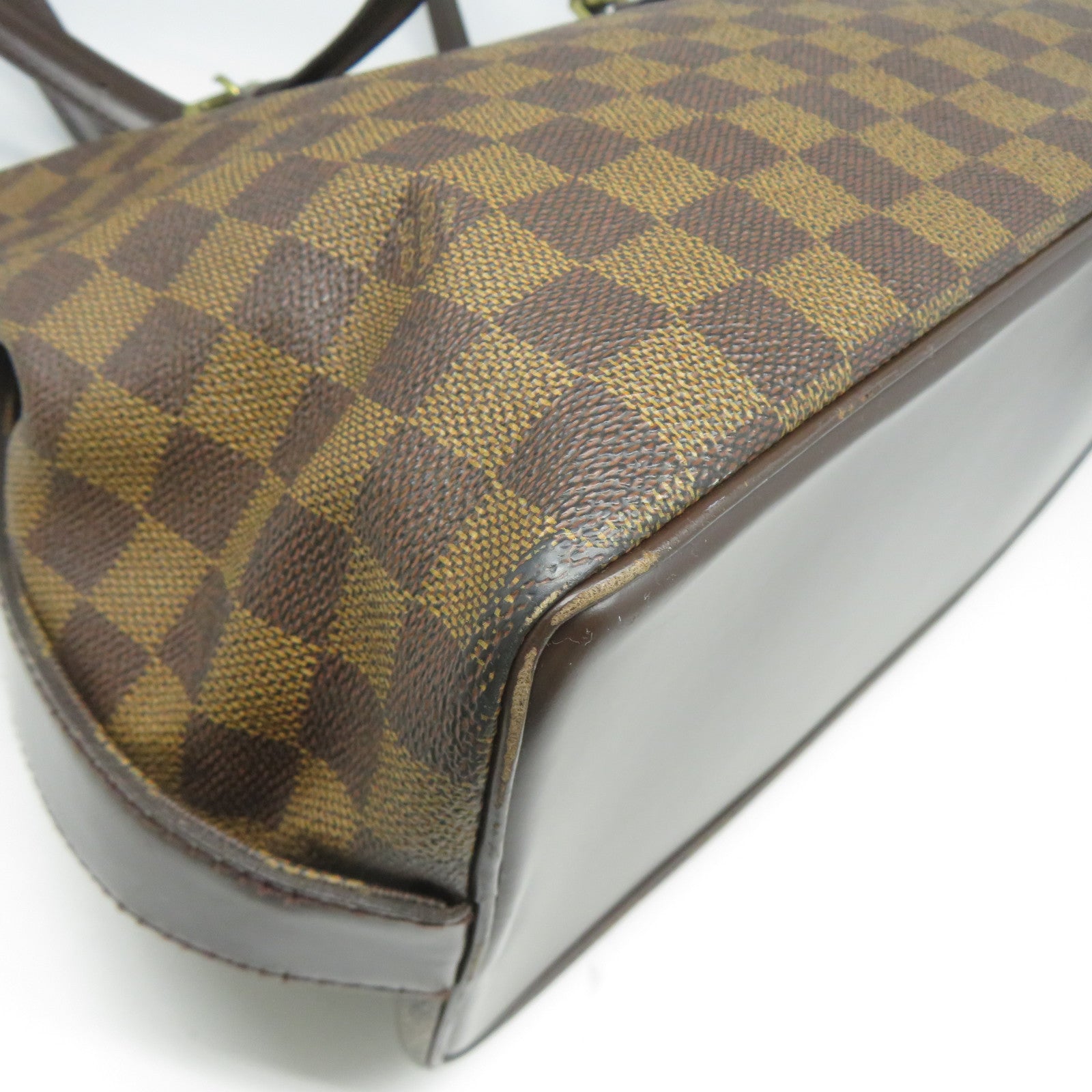 LOUIS VUITTON **【激減優惠】Damier Ebene Chelsea金扣肩背袋啡色