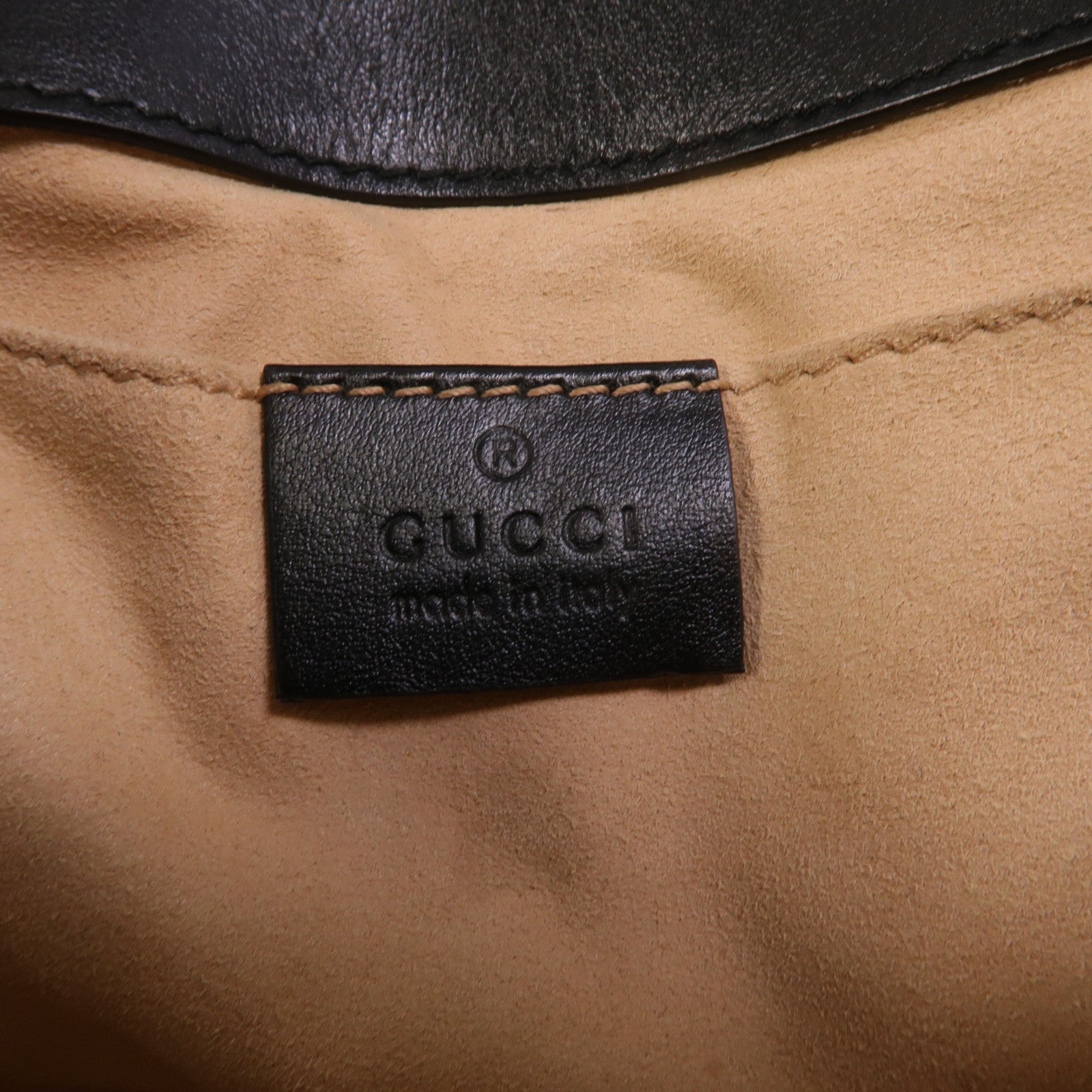 GUCCI 牛皮皮革GG Marmont Small鏈帶肩背袋