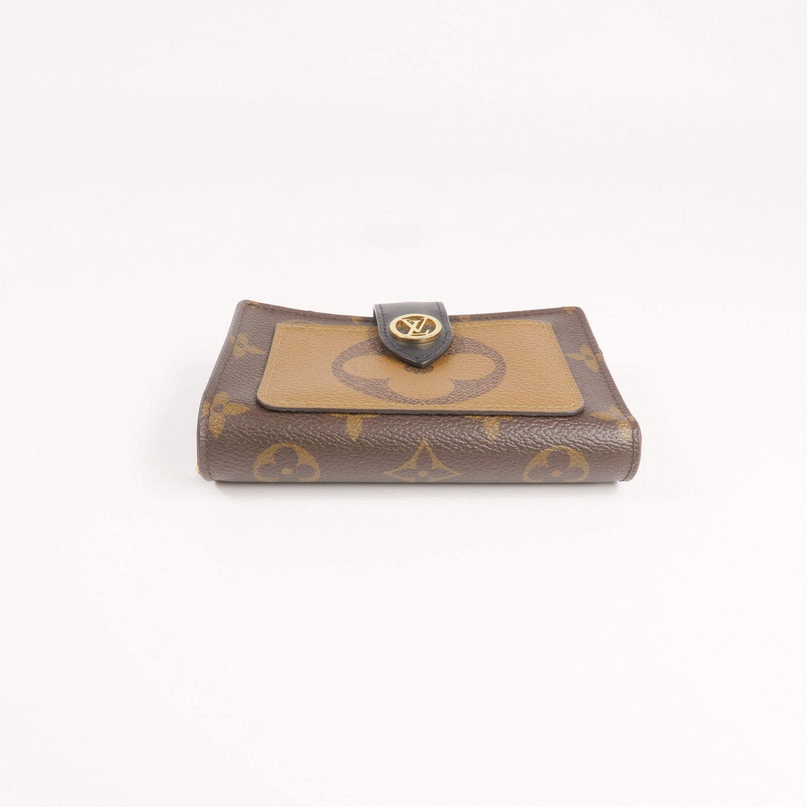 LOUIS VUITTON Monogram/Monogram Giant Reverse Juliet Wallet金扣錢包