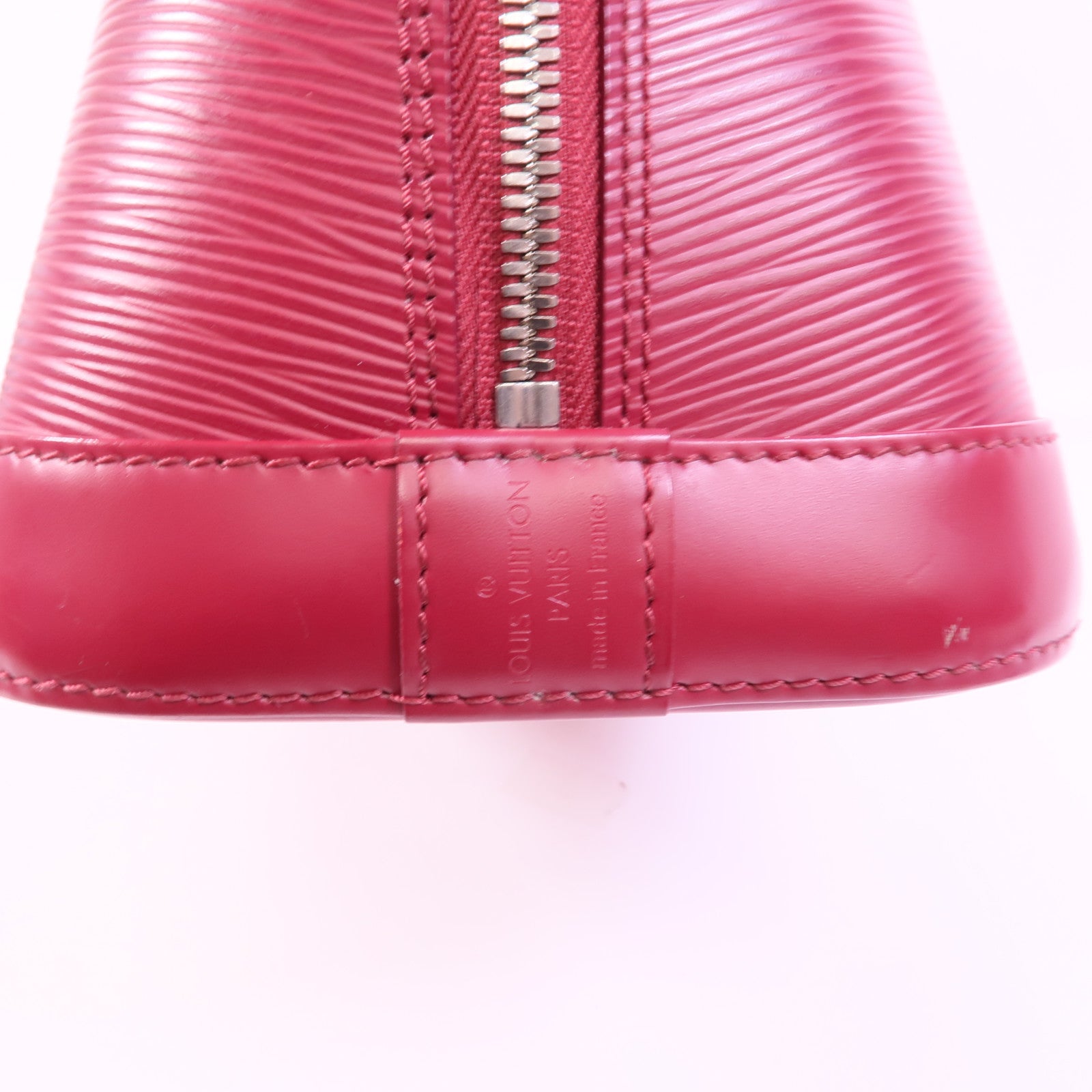 LOUIS VUITTON Epi Alma PM銀扣手挽袋