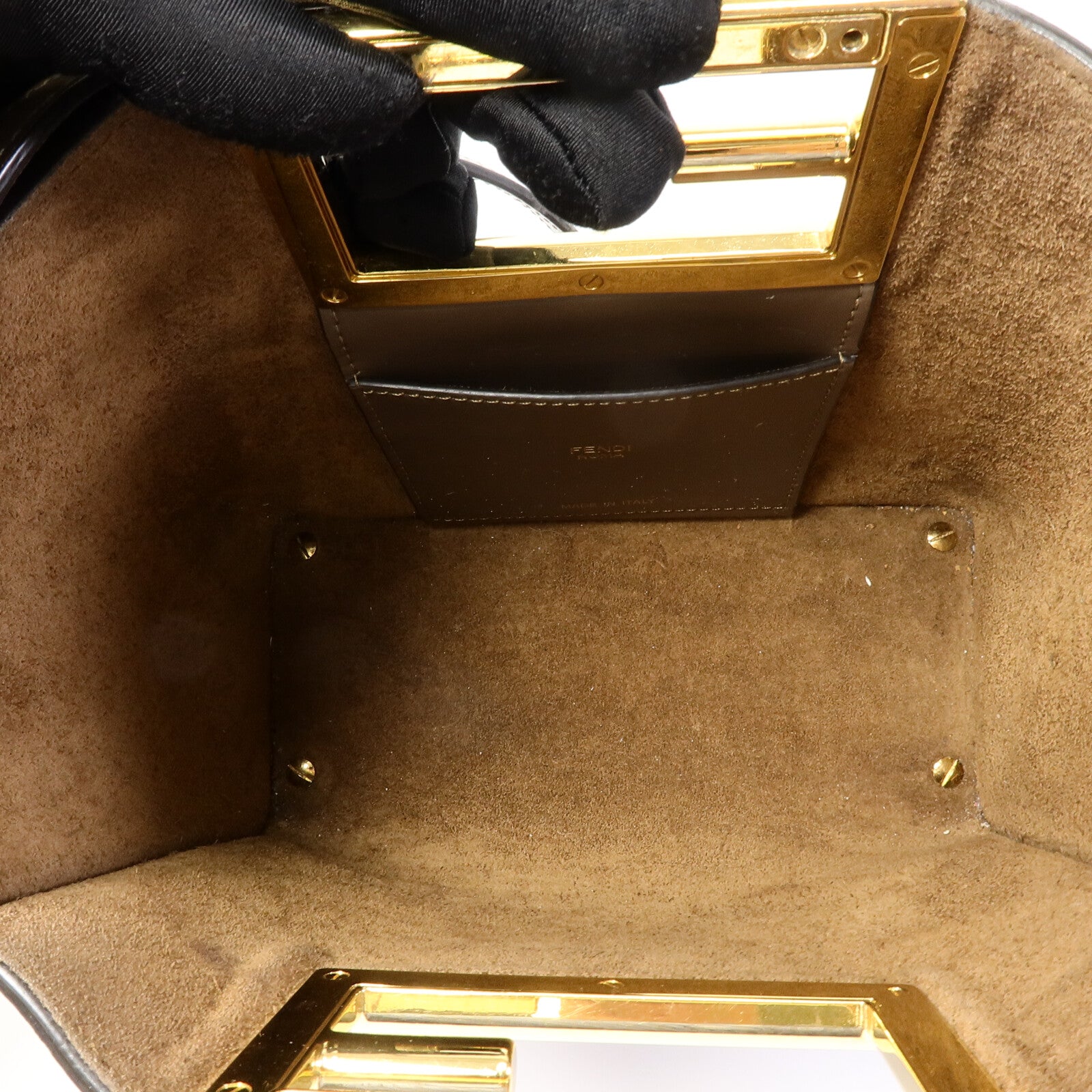 FENDI 牛皮皮革Way Tote Bag Small手挽肩背兩用袋