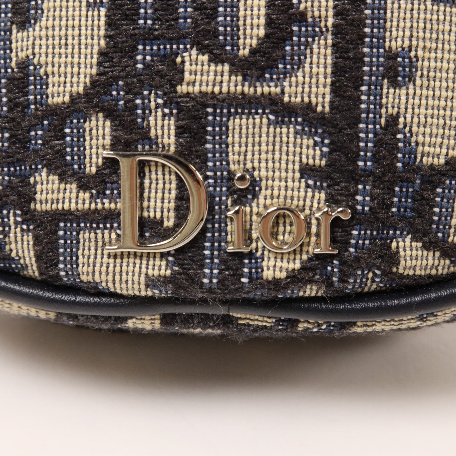 Dior 帆布/牛皮皮革Baby Ball Oblique肩背袋