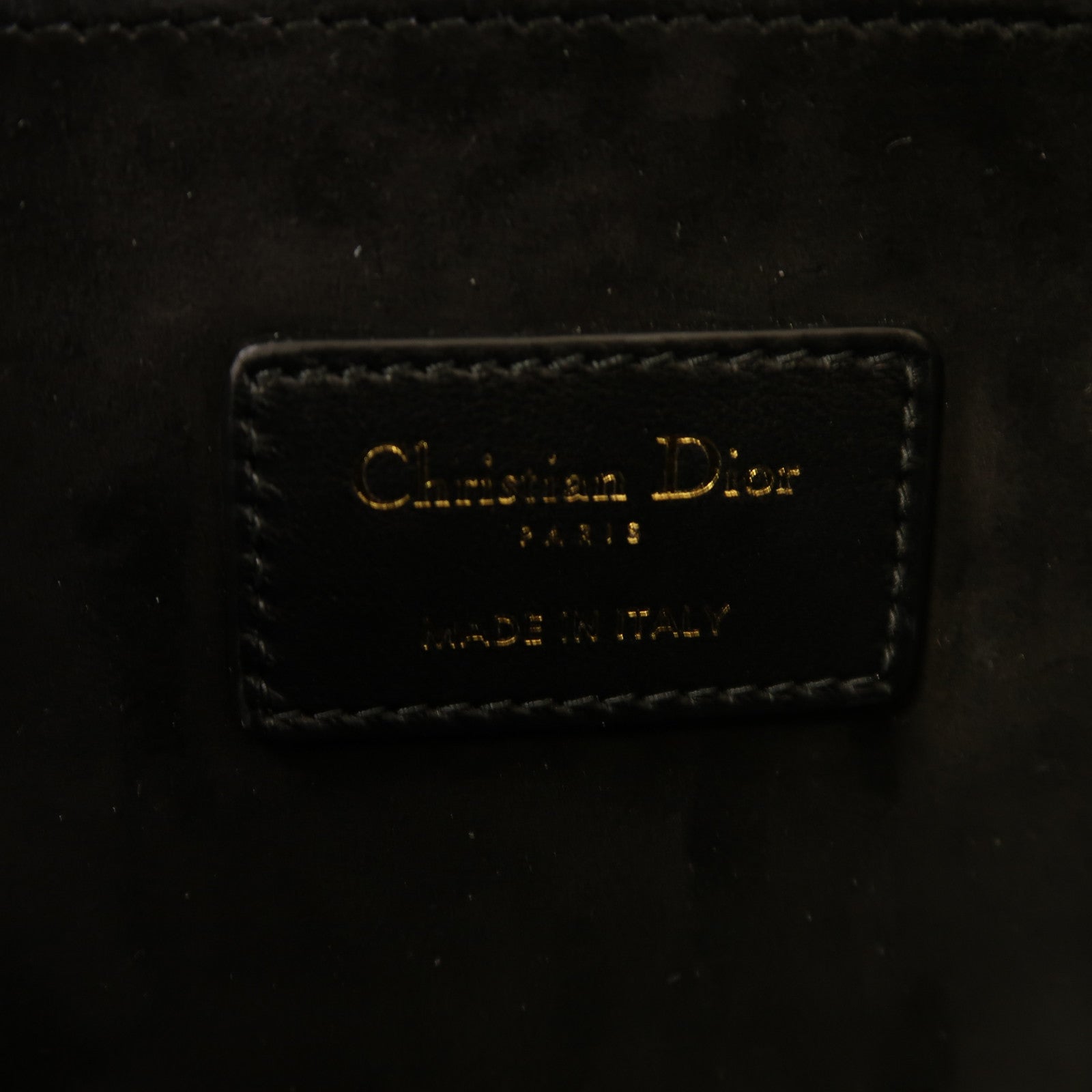 Dior 牛皮皮革Medium Book Tote金扣手挽肩背兩用袋黑色