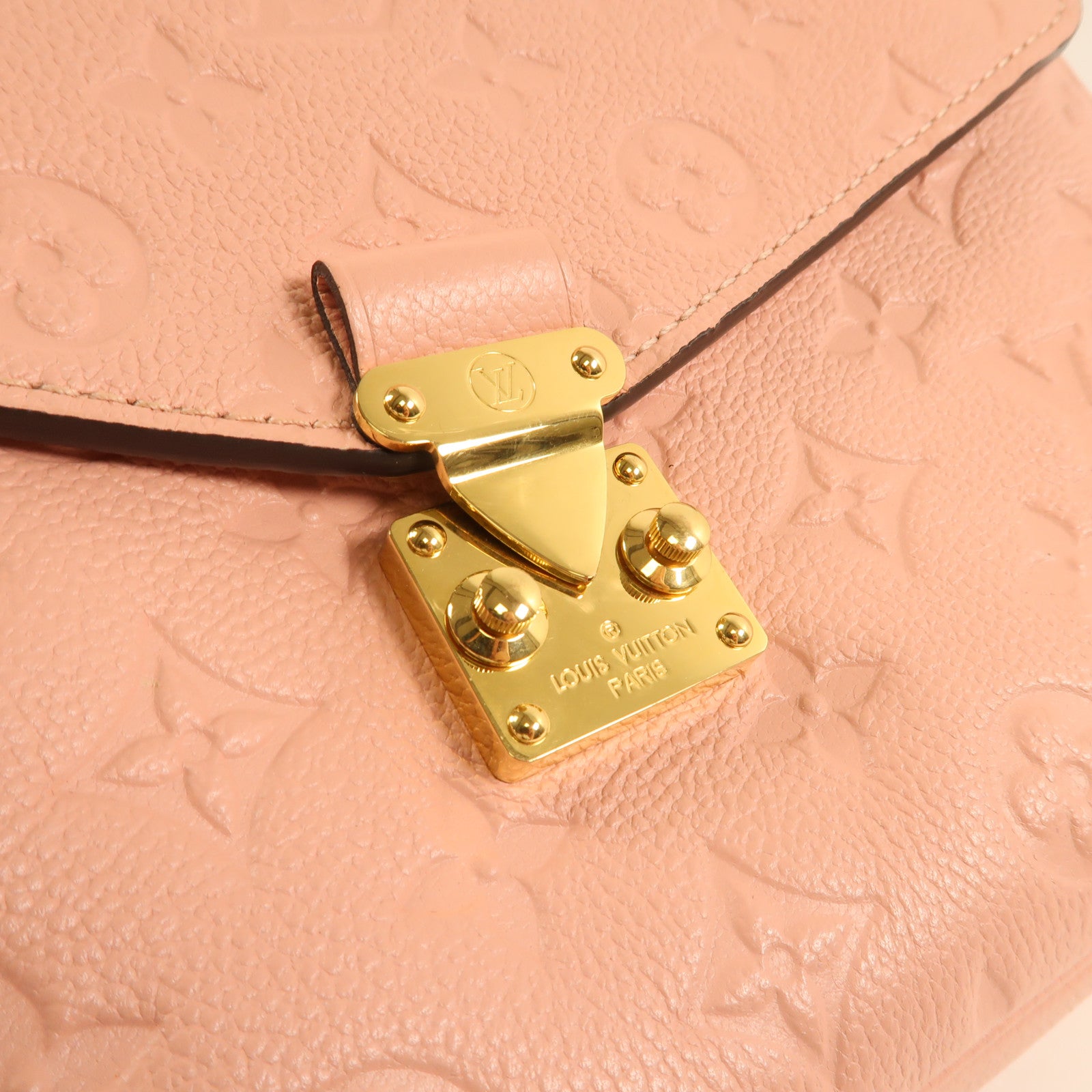 LOUIS VUITTON Monogram Empreinte Pochette Metis金扣手挽肩背兩用袋