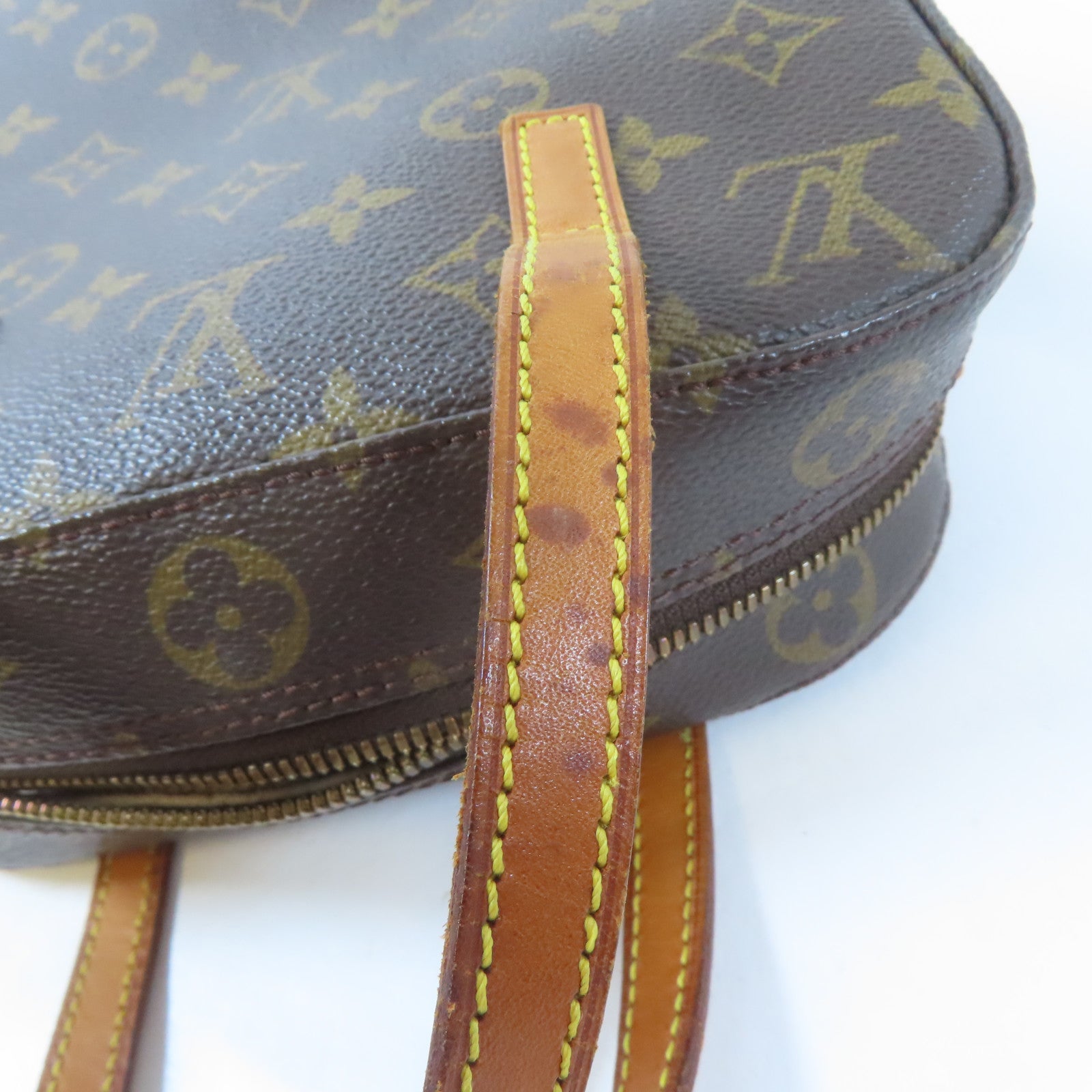 LOUIS VUITTON Monogram Spontini金扣手挽肩背兩用袋啡色