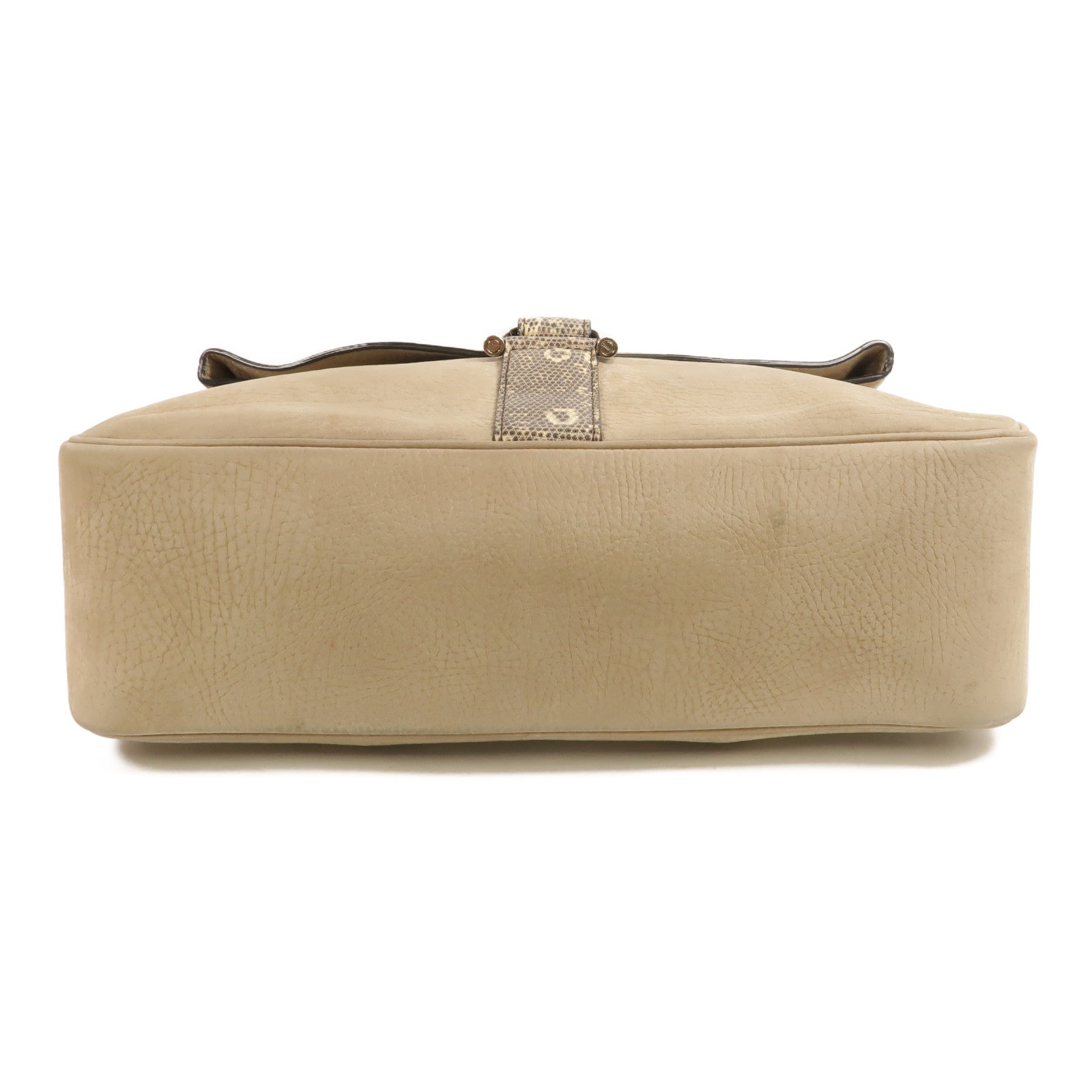 Delvaux 牛皮/蜥蜴皮革Givry MM肩背袋