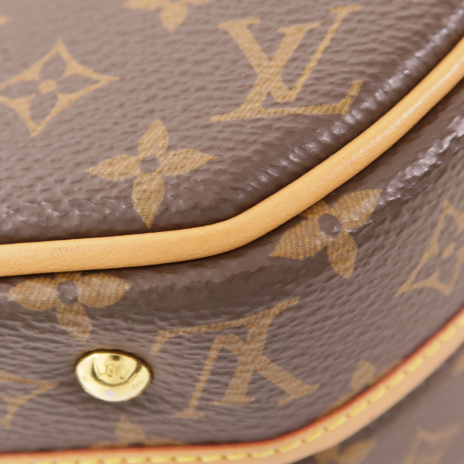 LOUIS VUITTON LV GHW Petite Boite Chapeau 2 Way Bag M43514 Monogram Brown