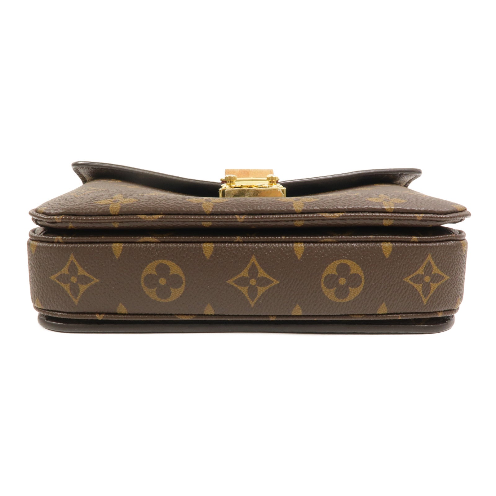 LOUIS VUITTON Monogram Pochette Metis East West金扣手挽肩背兩用袋