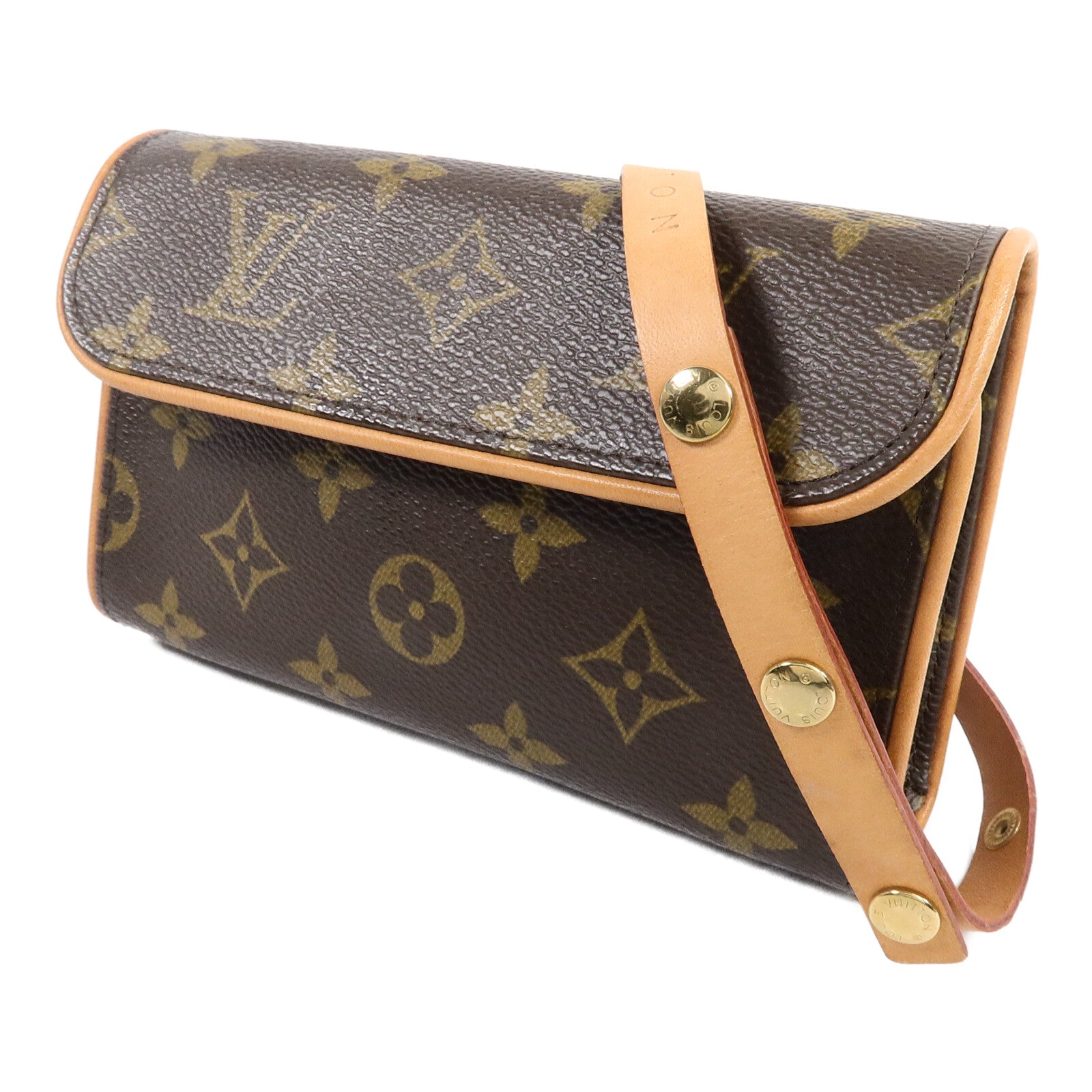 LOUIS VUITTON Monogram Pochette Florentine腰包