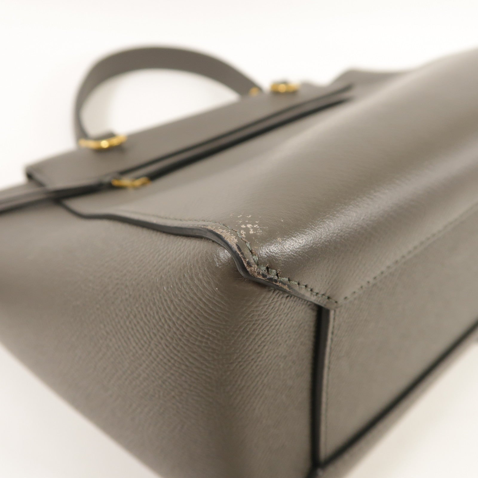 CELINE 牛皮皮革Belt Bag金扣手挽肩背兩用袋