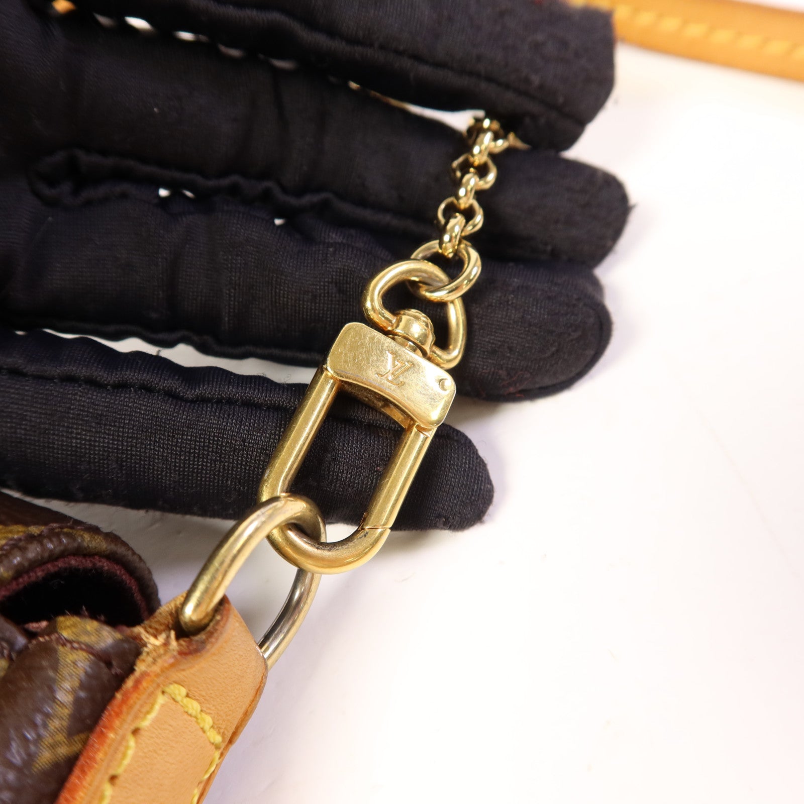 LOUIS VUITTON Monogram Favorite MM金扣手挽肩背兩用袋