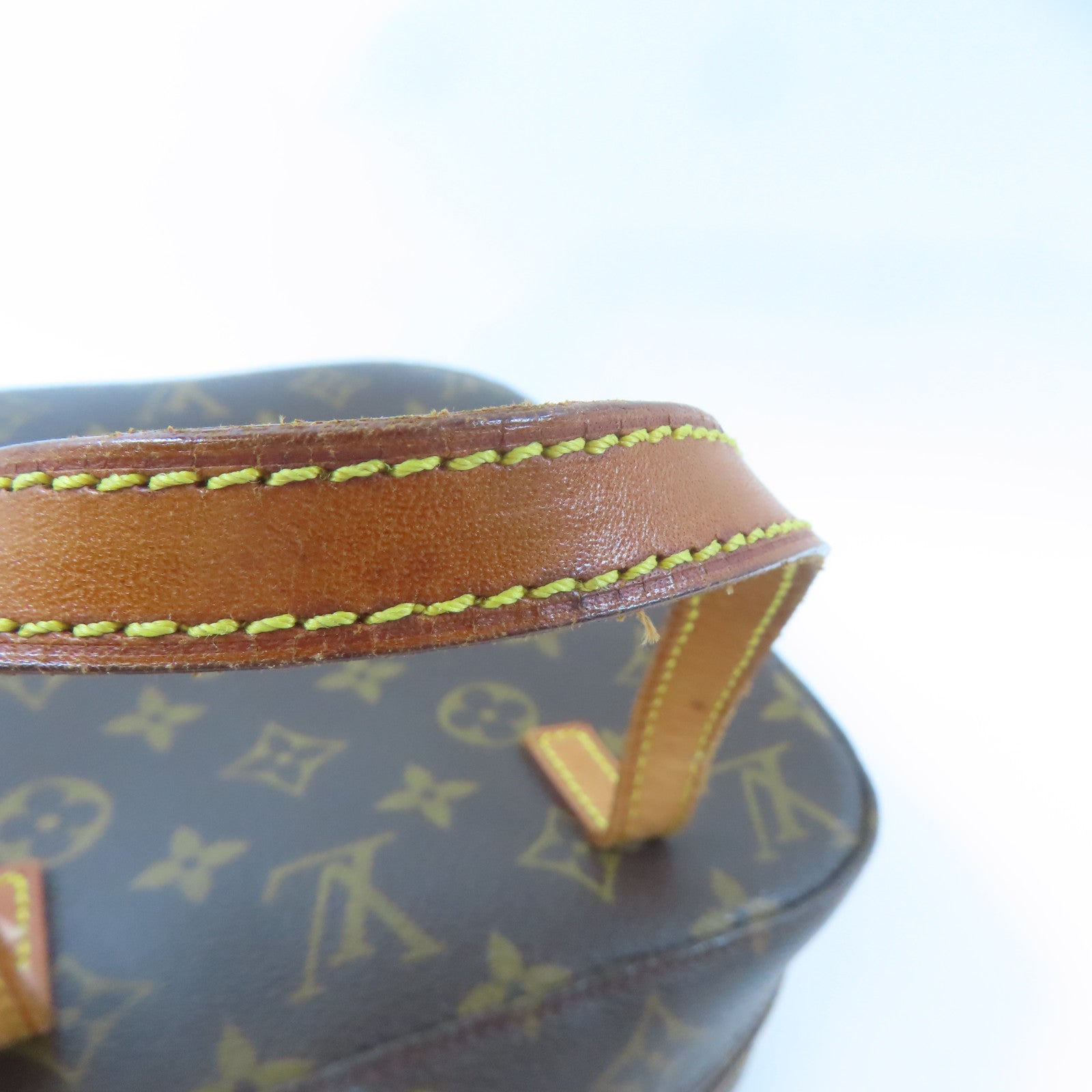 LOUIS VUITTON Monogram Spontini金扣手挽肩背兩用袋啡色