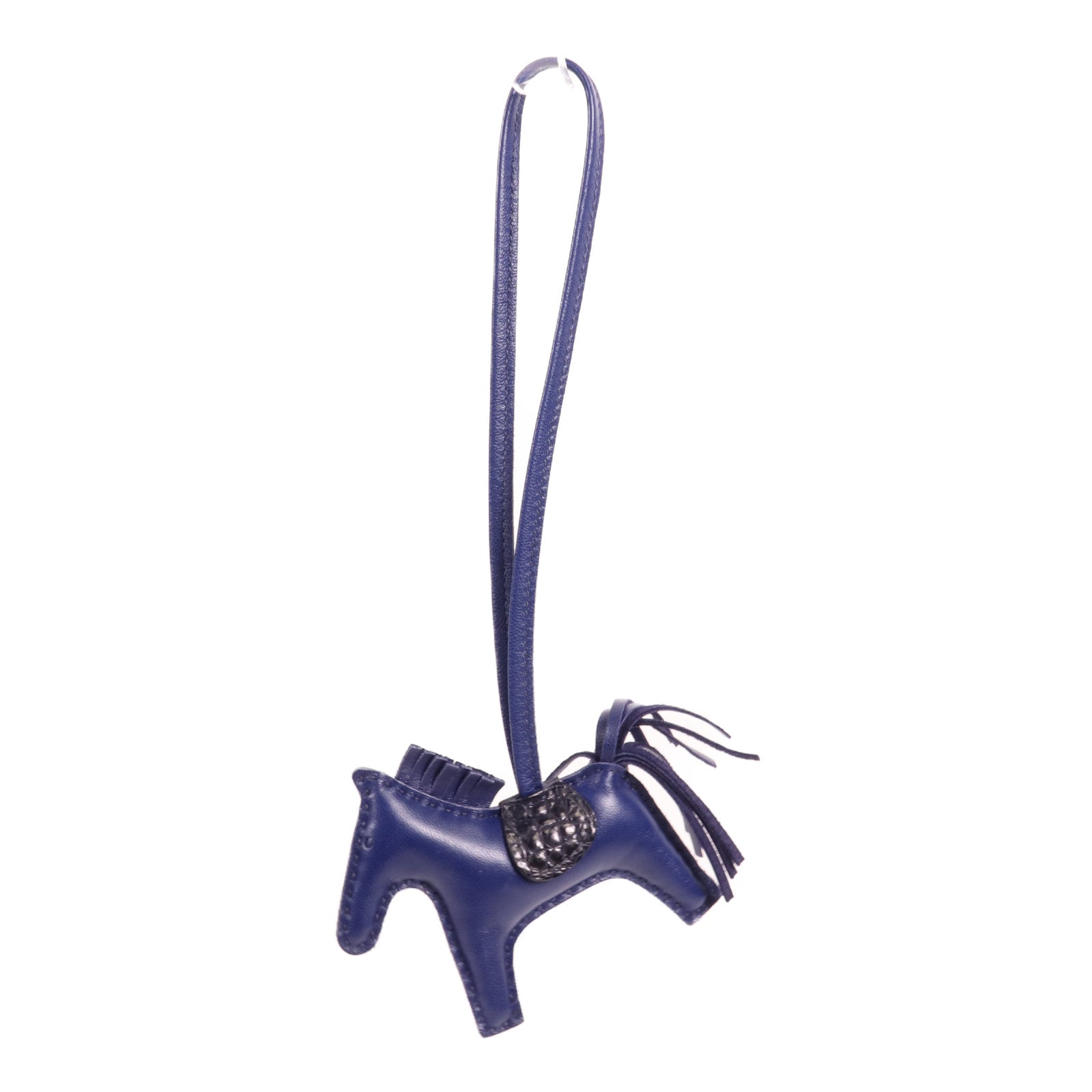 HERMES 鱷魚皮革/Milo皮革Rodeo PM掛飾