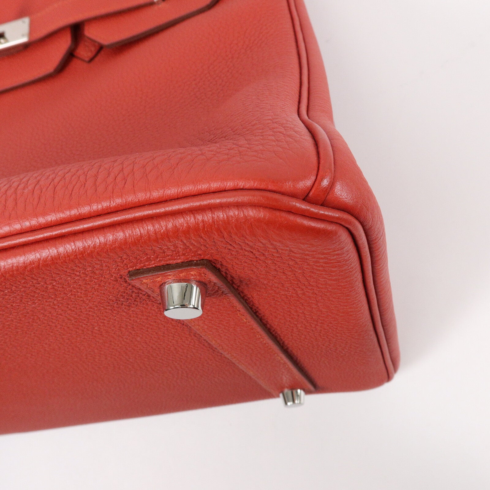 HERMES Togo皮革Birkin 35手挽袋Rough Piment