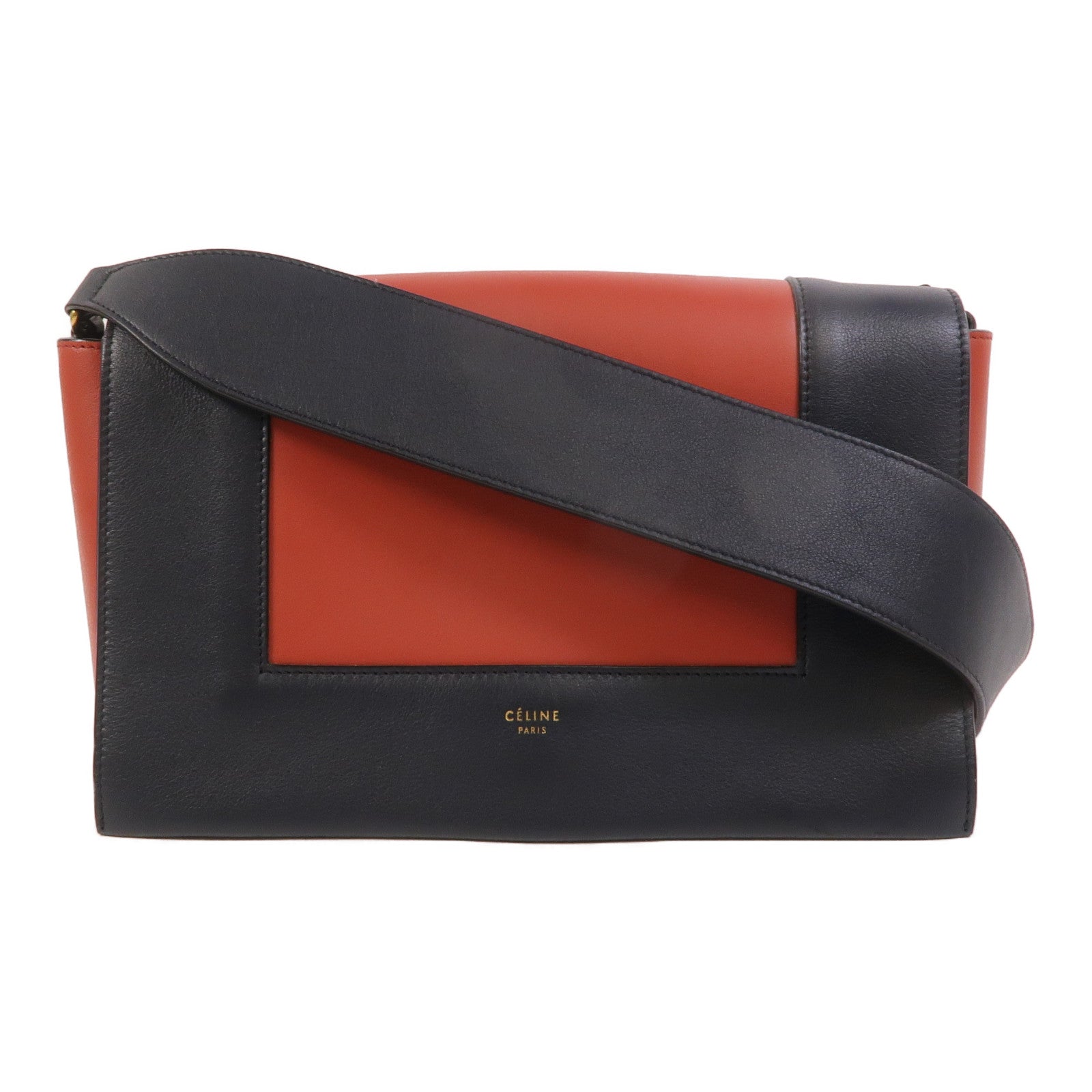 CELINE 牛皮皮革Frame Medium肩背袋