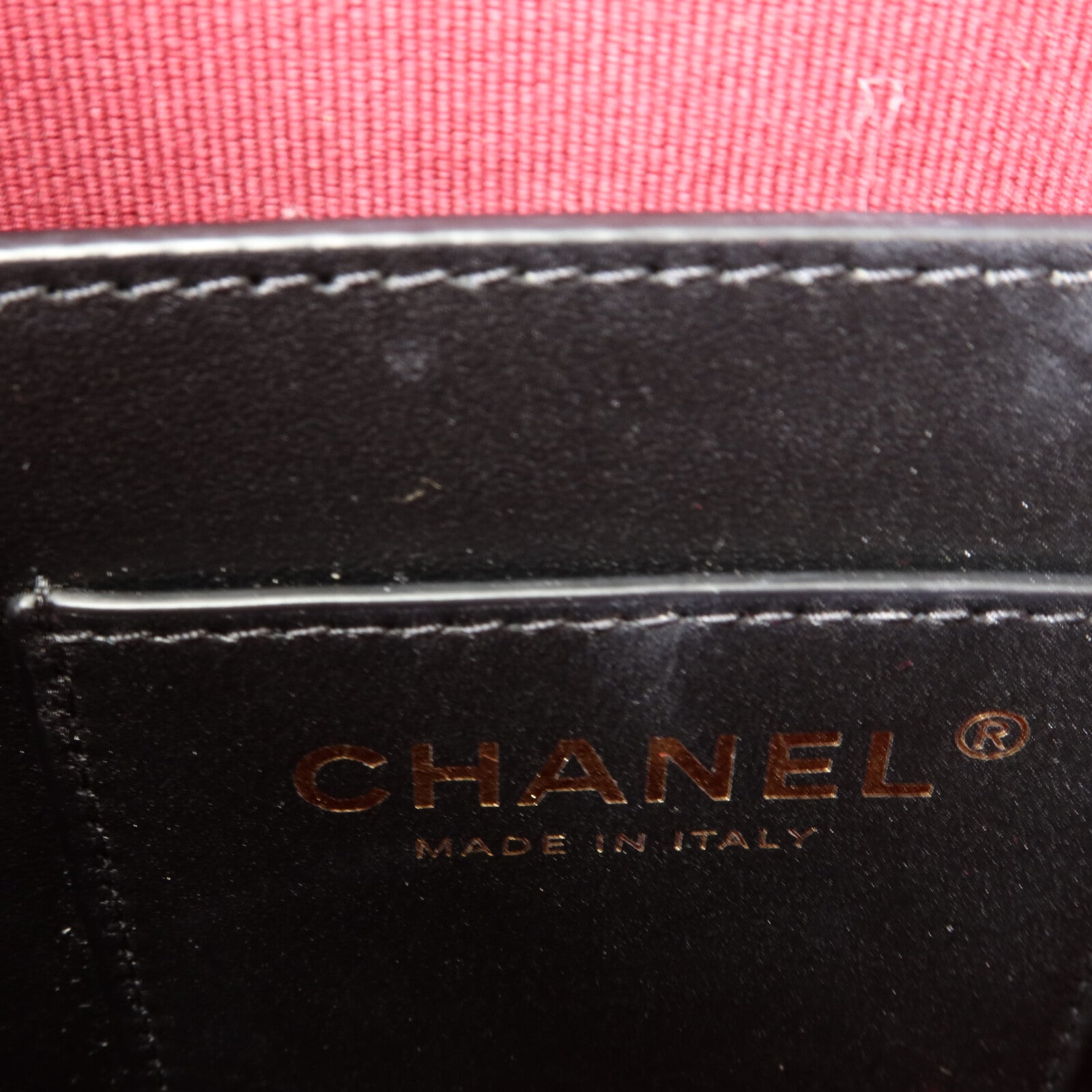 CHANEL 牛皮皮革Backpack鏈帶背包