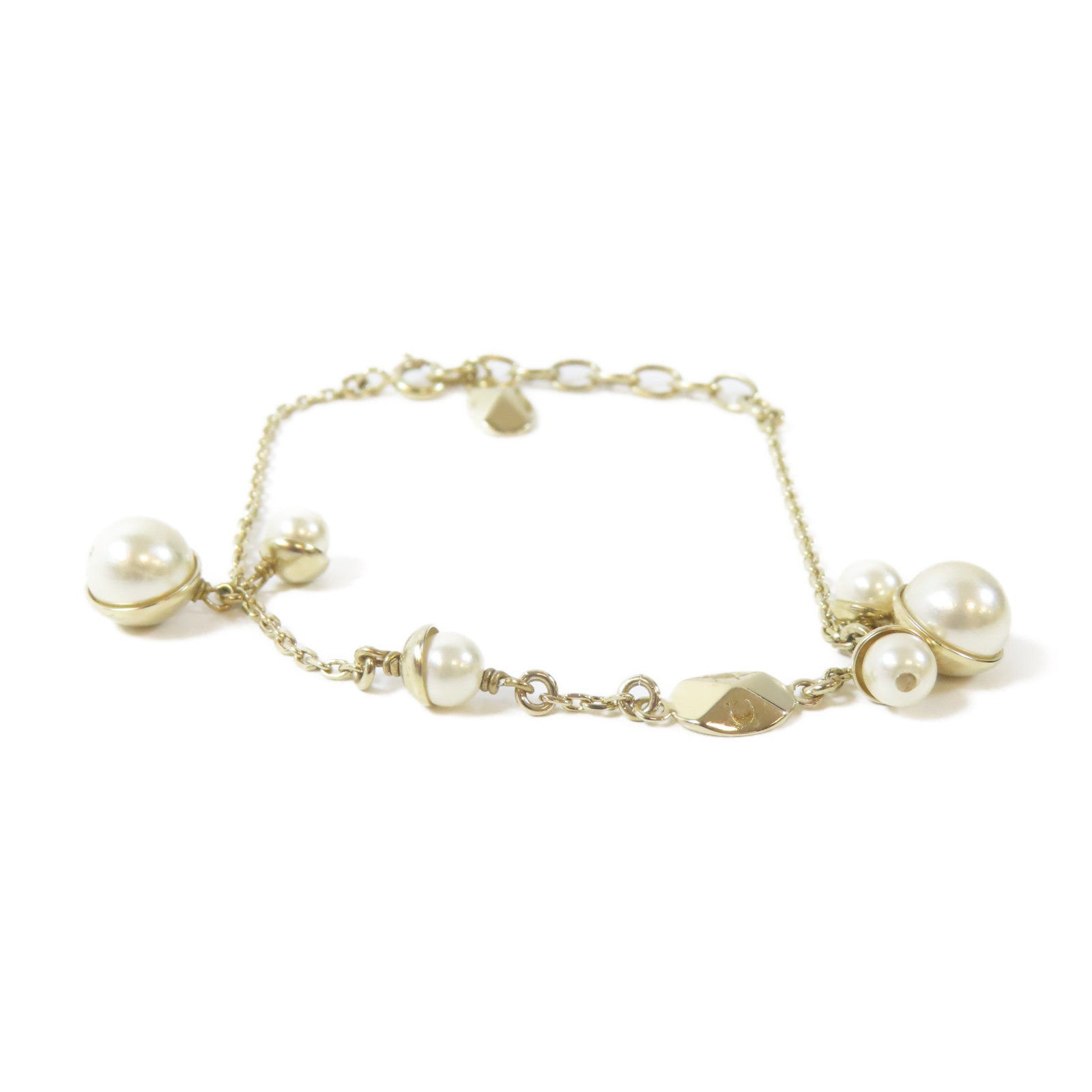Dior 金屬Bracelet手鏈金色#19cm