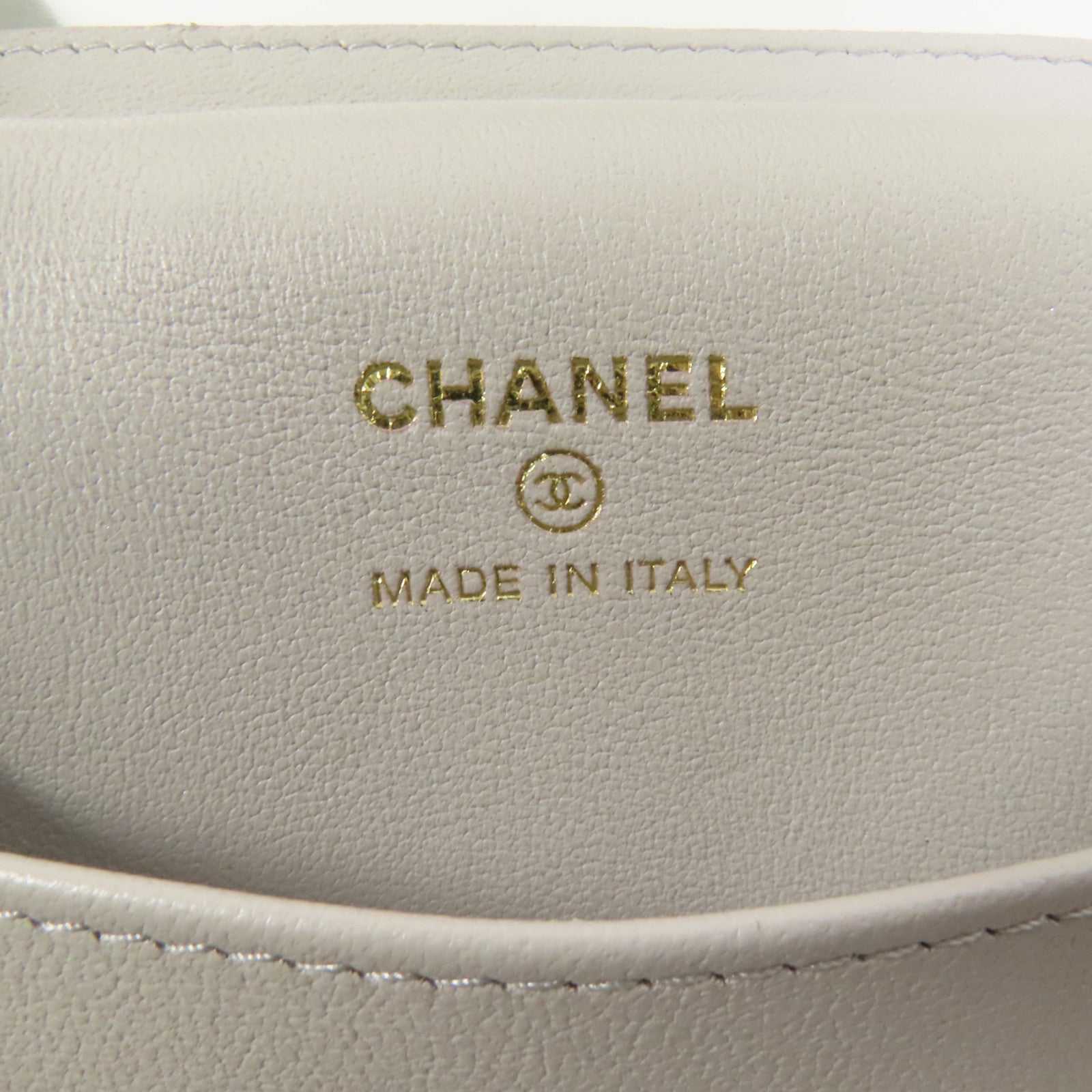 CHANEL 【激減優惠】牛皮皮革Vanity Case金扣手挽肩背兩用袋